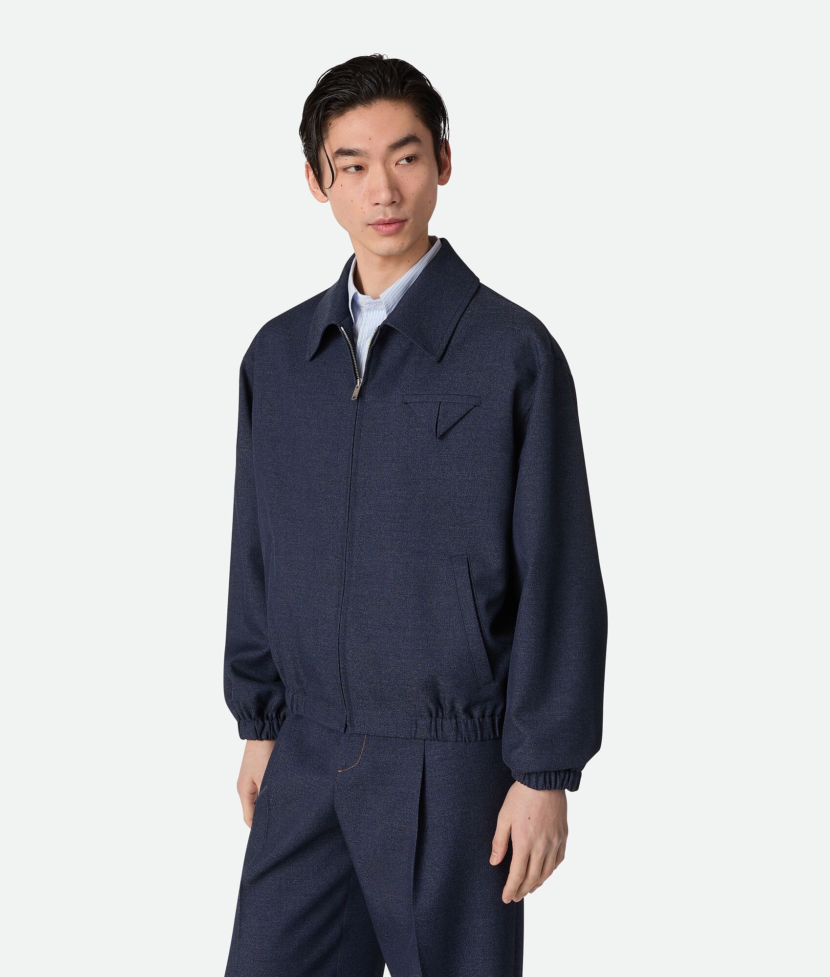 Melange Wool Blouson - 2