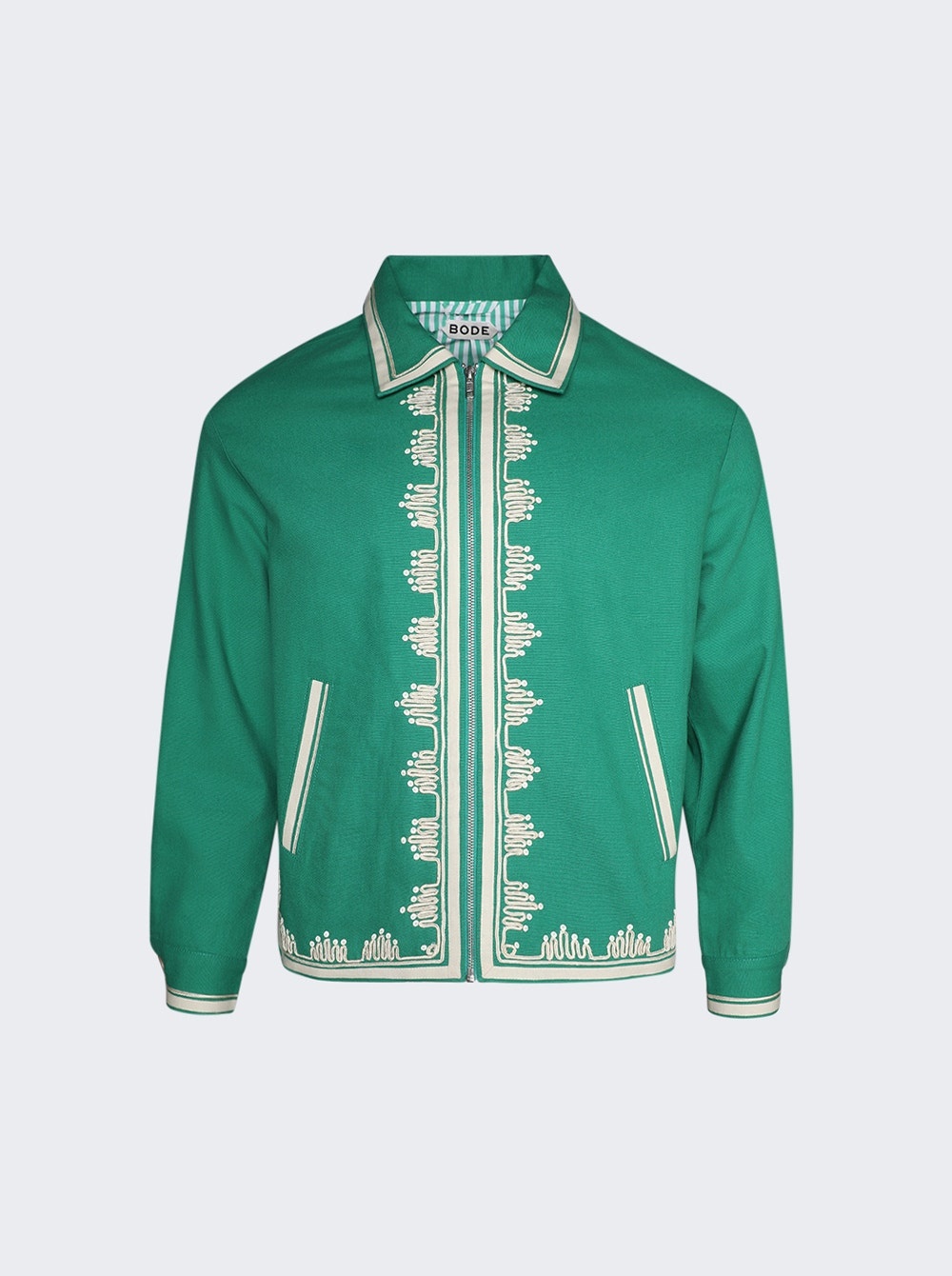 Ripple Applique Jacket Green - 1