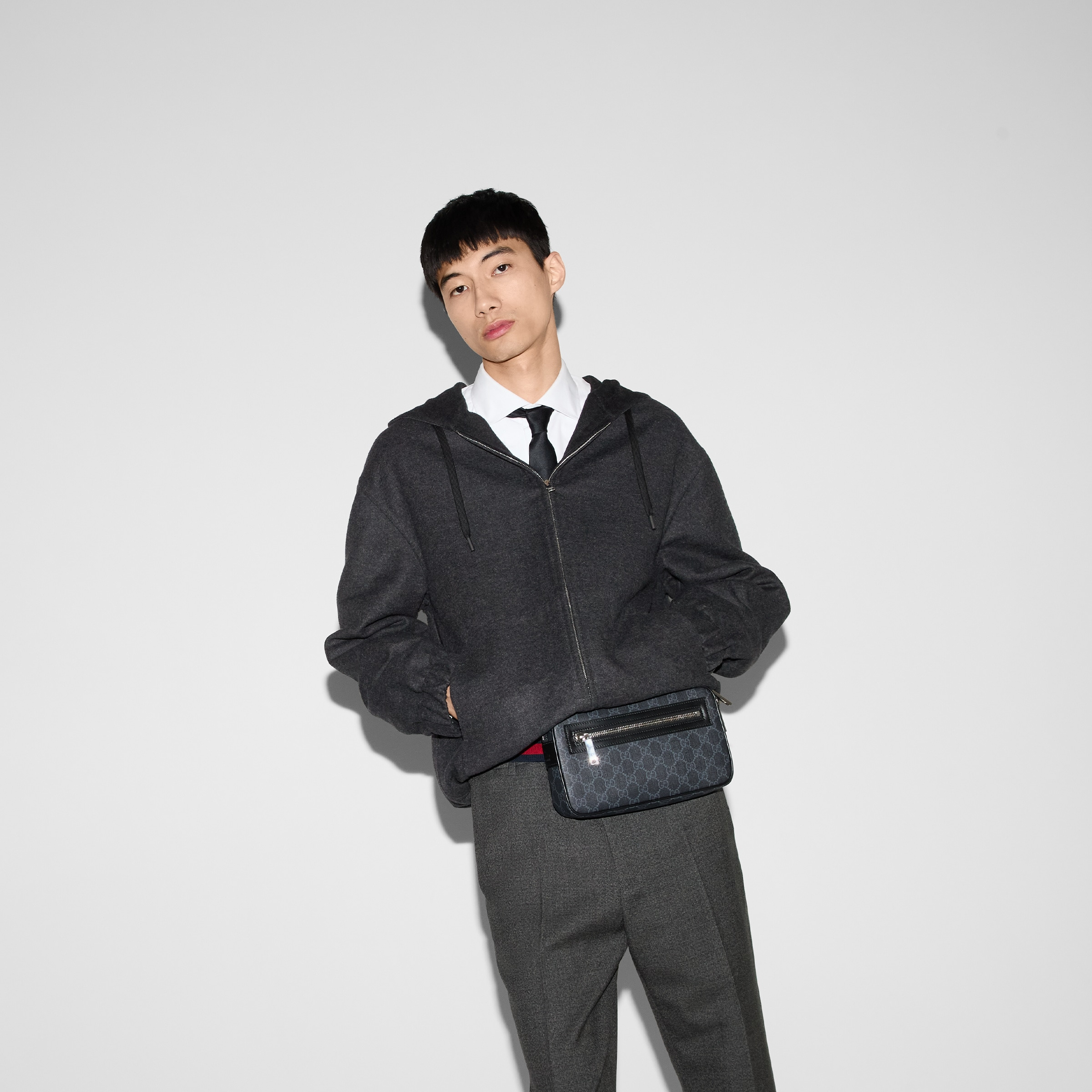 GG belt bag with zip pocket - 3