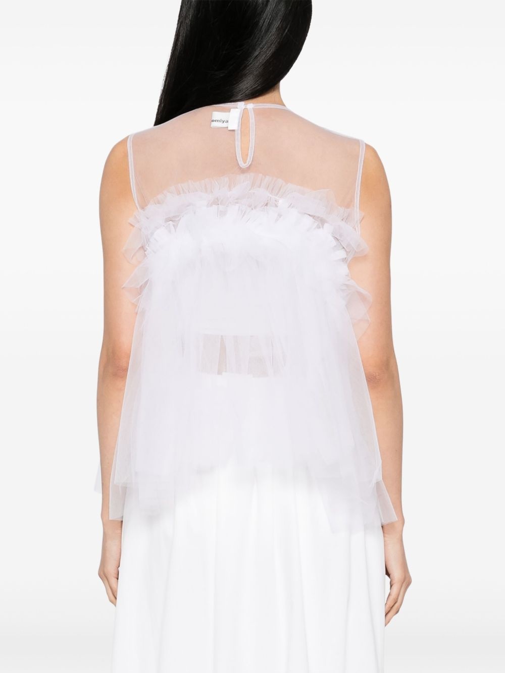 Tulle Ruffle blouse - 4
