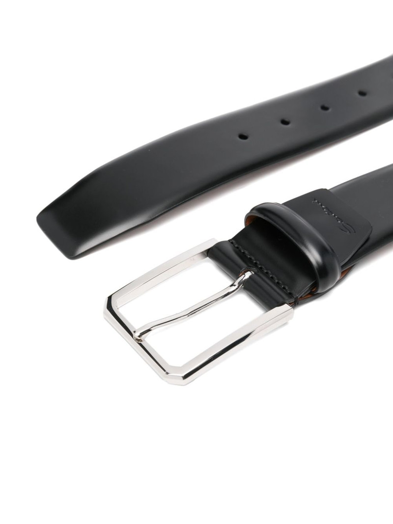 Santoni leather belt outlook