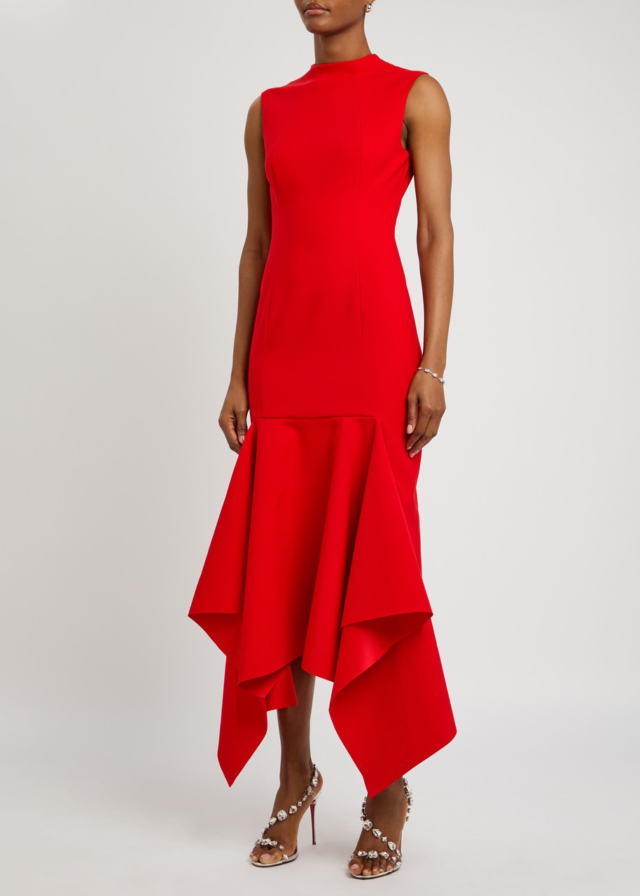 Solace London Trinity Crepe Midi Dress - 2