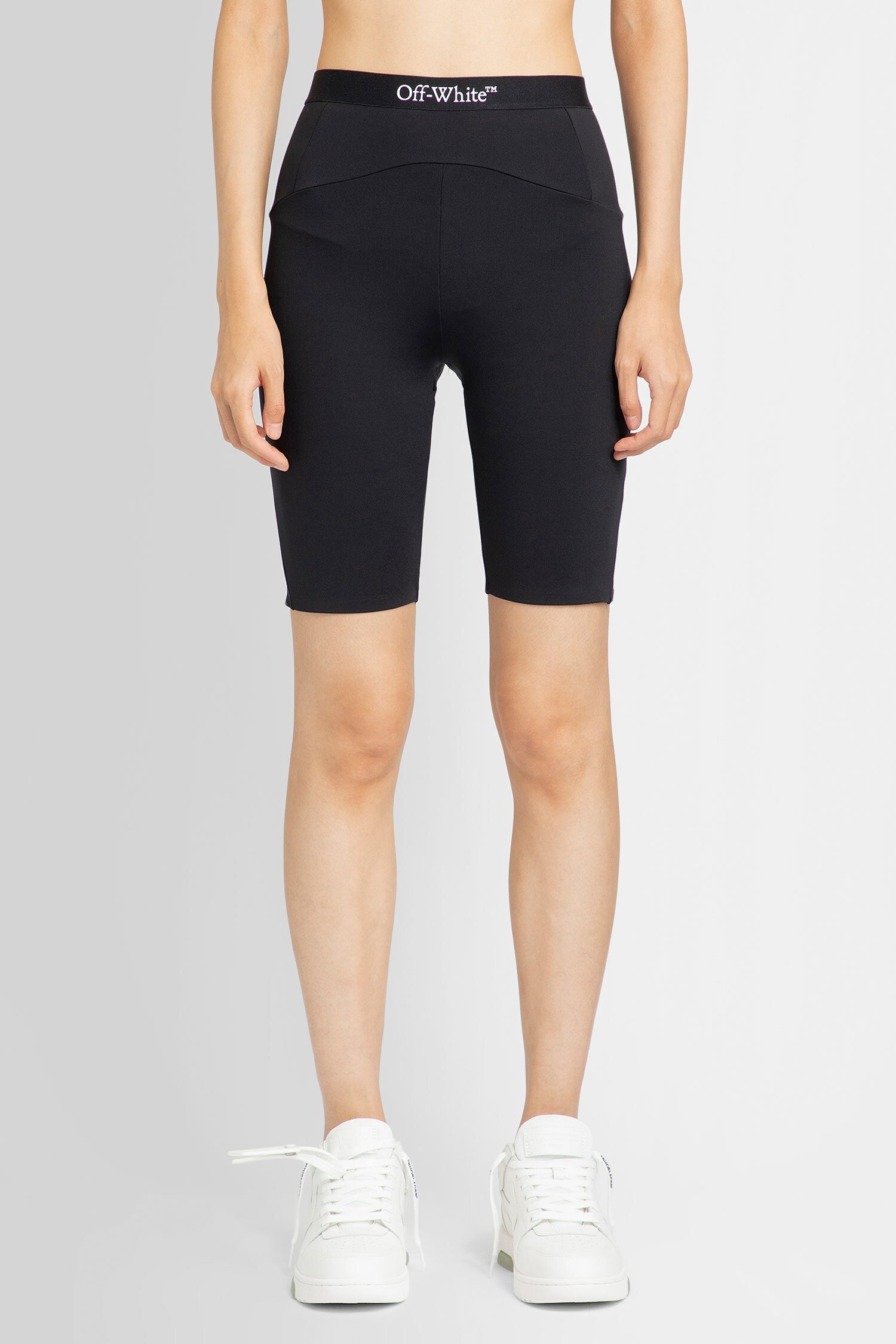 OFF-WHITE WOMAN BLACK SHORTS - 1