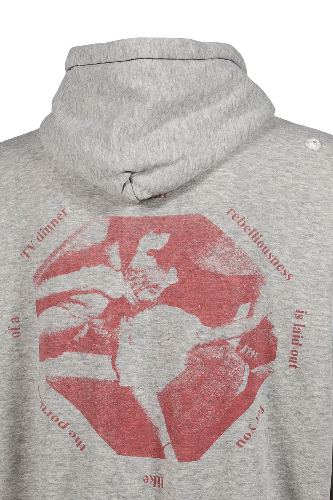 YOU ARE NOTHING HOODIE / HEATHER GRY - 10