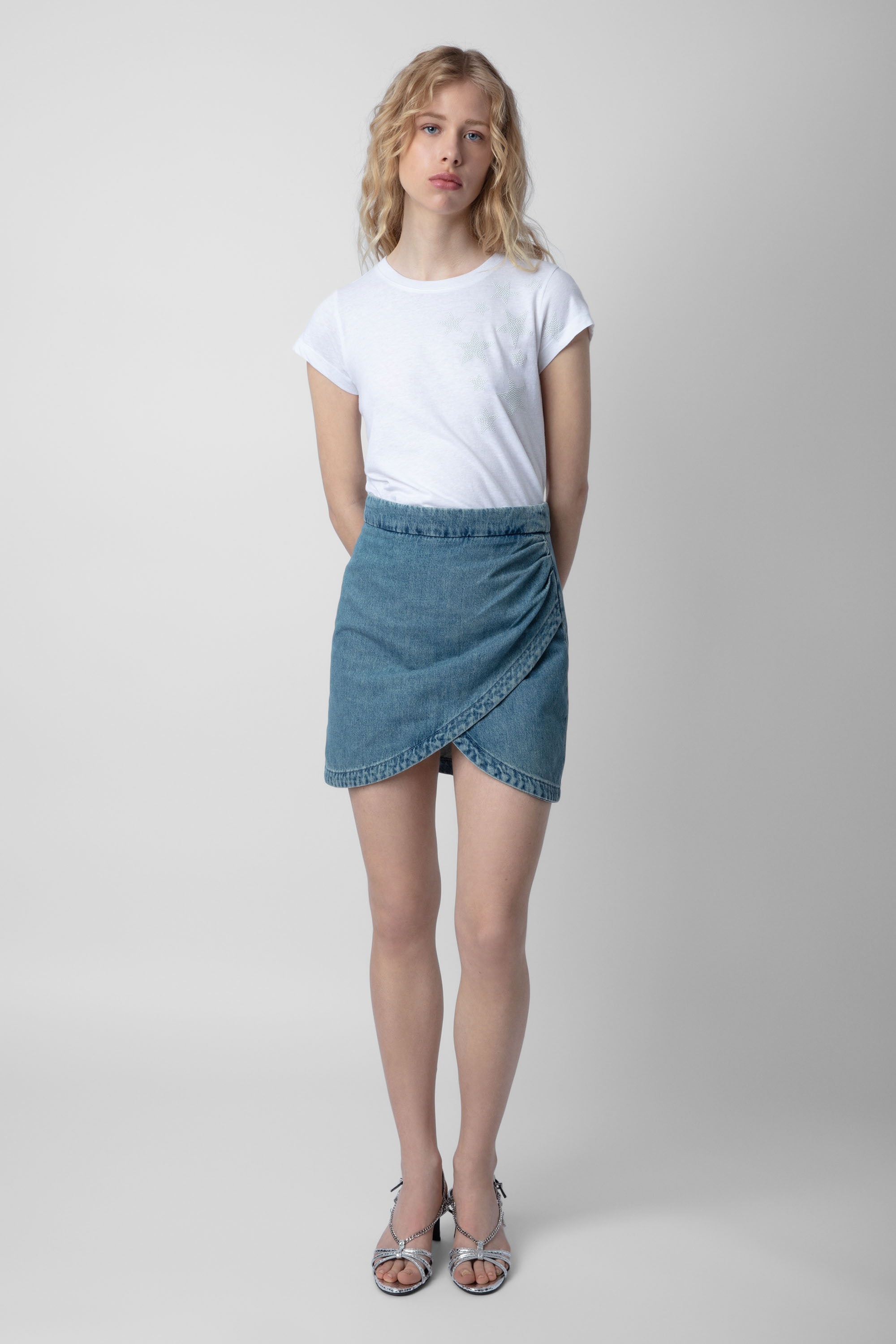 Skinny Stars Diamanté T-Shirt - 1