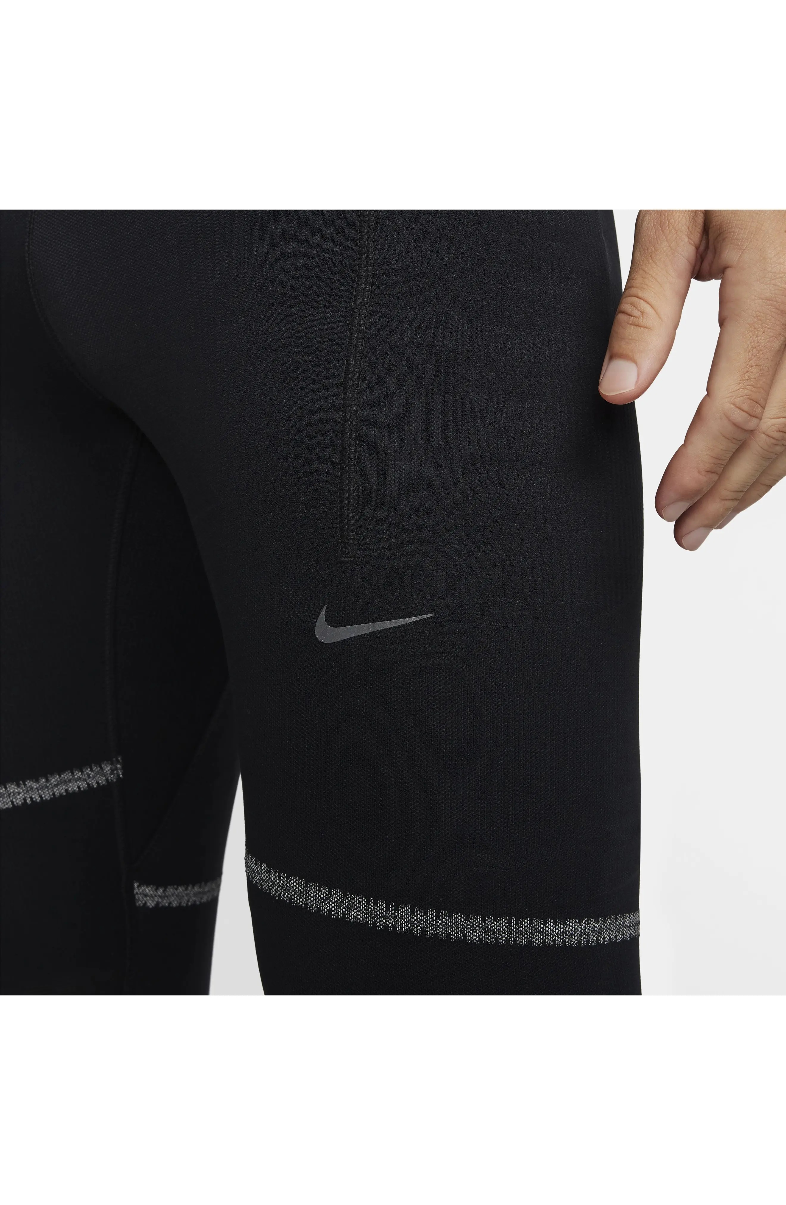 Dri-FIT Run Division Running Tights in Black/Dark Stucco - 5