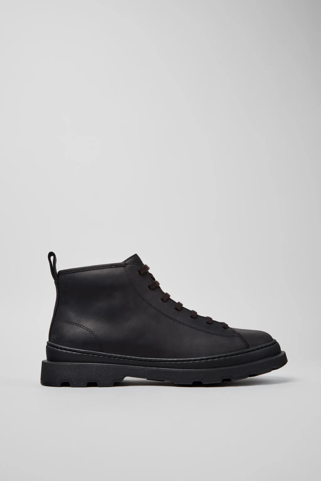 Brutus+ Black Nubuck Ankle Boots for Men. - 1