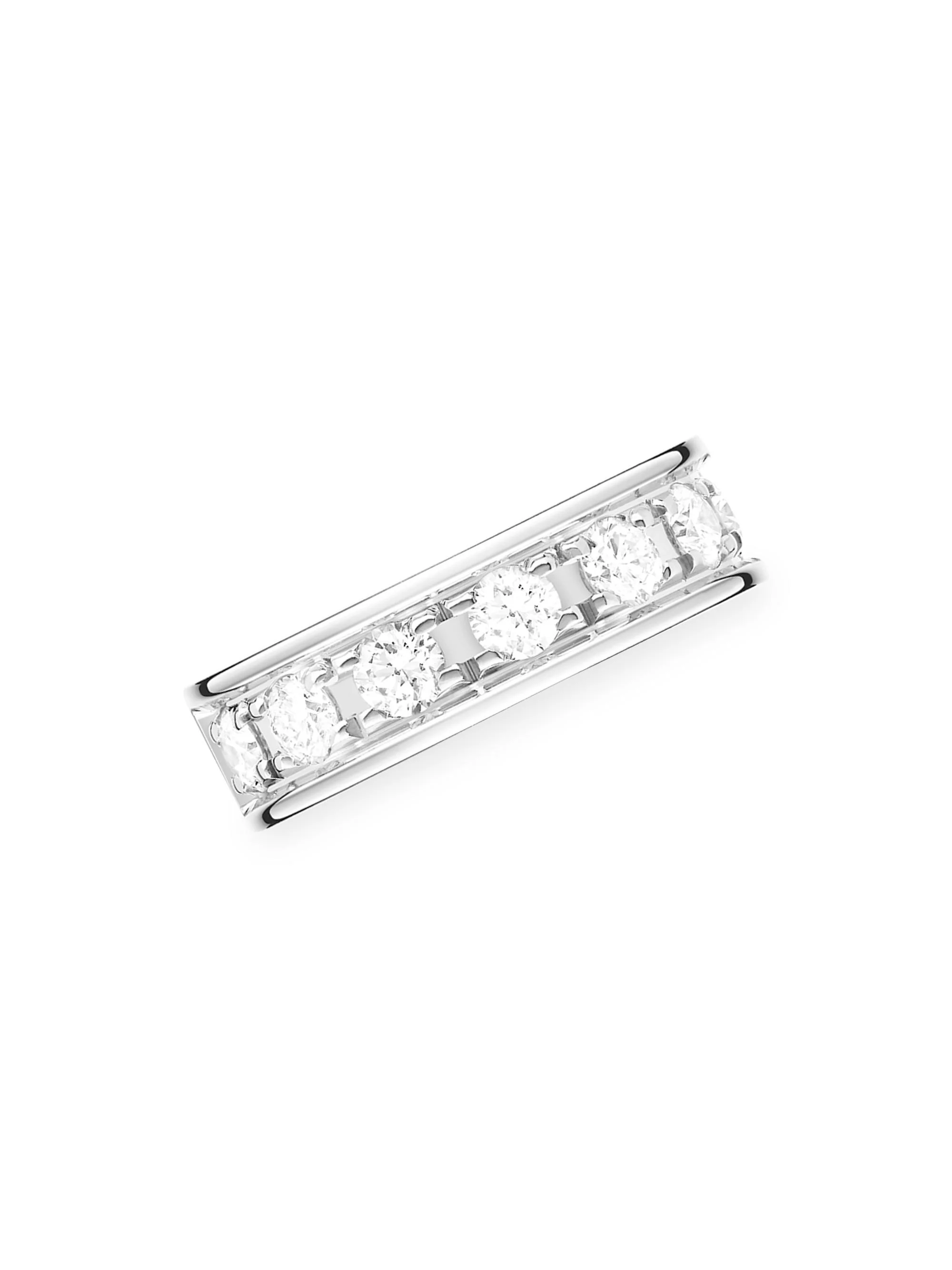 Women's Quatre Radiant Edition 18K White Gold & 0.14 TCW Diamond Single Earring - White Gold - 1