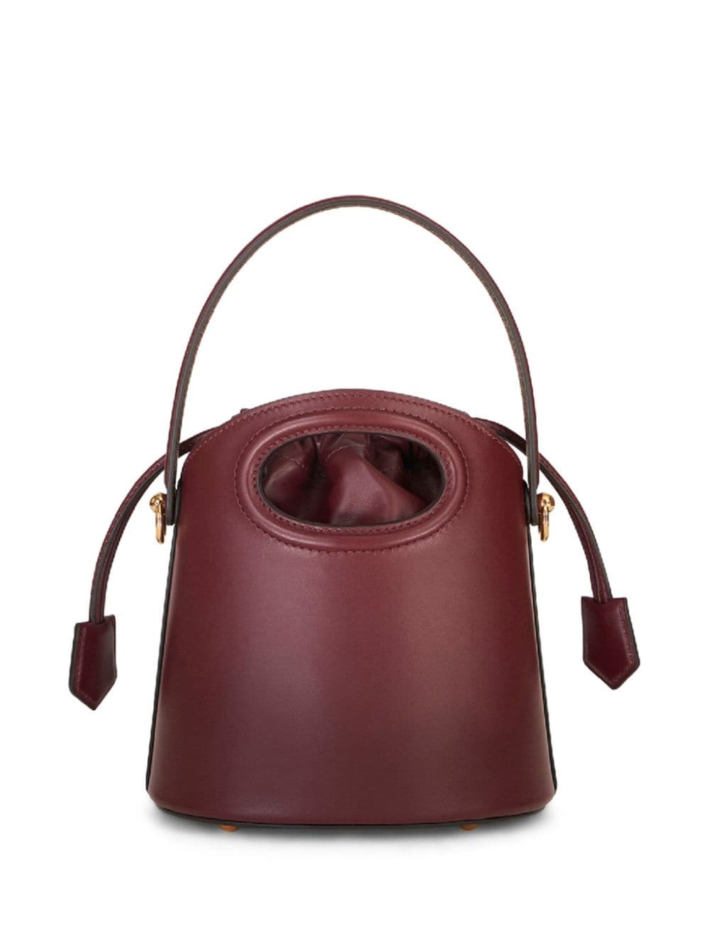 Saturno leather bucket bag - 3
