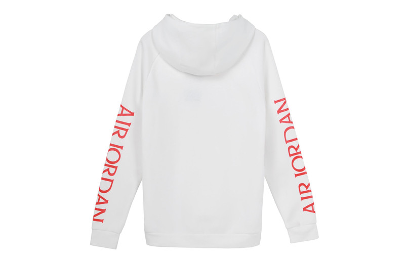 Jordan Air Jordan Jumpman Classics logo Printing Fleece Lined Stay Warm Pullover White BV6011-100 outlook