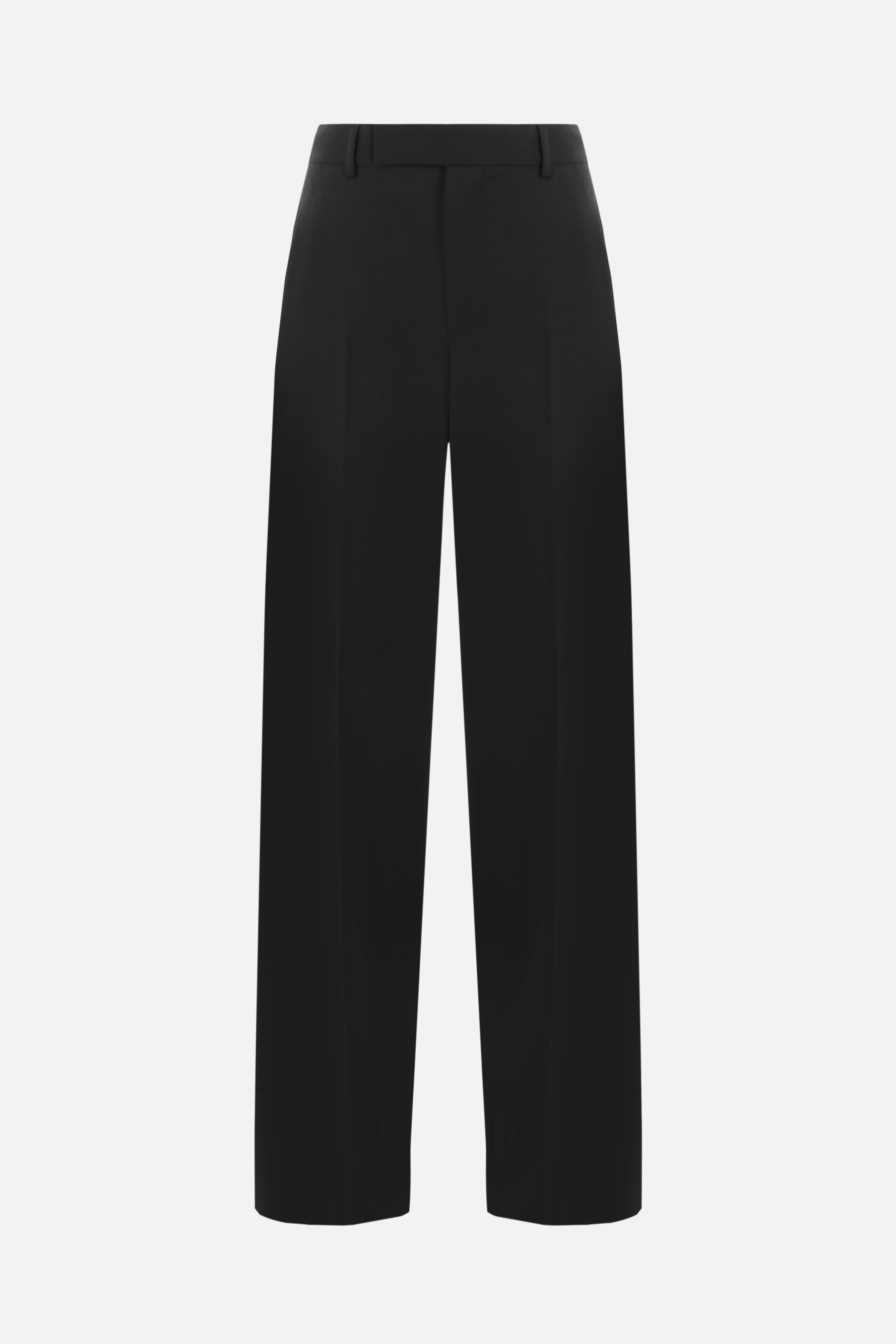 WOOL PANTS WITH MEDUSA BUCKLE - 1
