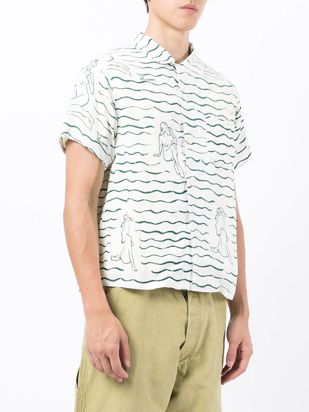 graphic-print short-sleeve shirt - 3