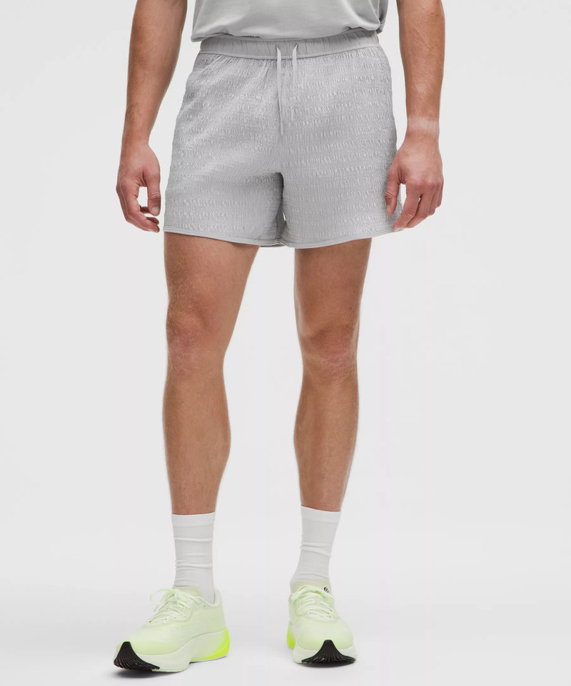 lululemon Mile Maker Reflective Linerless Short 6" outlook