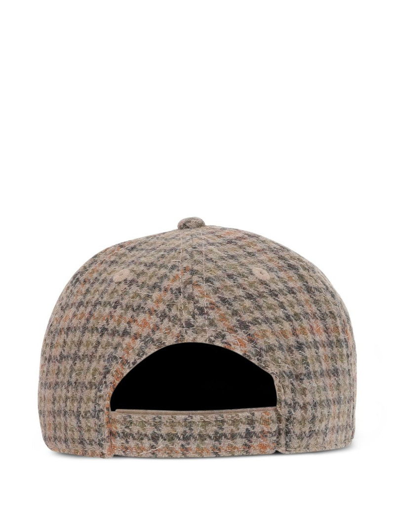 AUTRY houndstooth-pattern baseball cap outlook