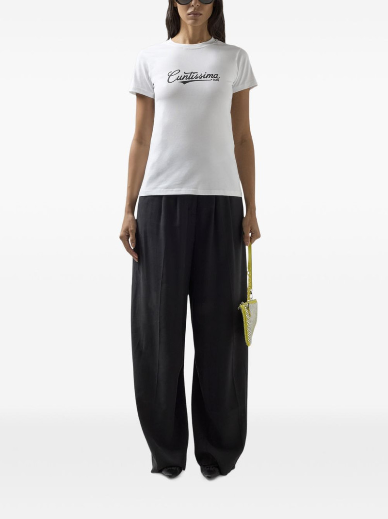 GCDS pleated-design trousers outlook