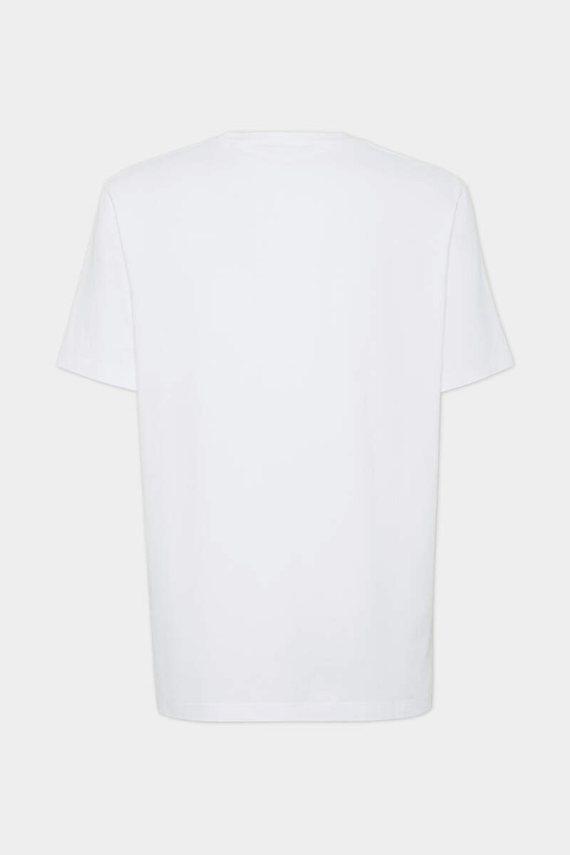 DSQUARED2 REGULAR FIT RUBBER LOGO T-SHIRT outlook