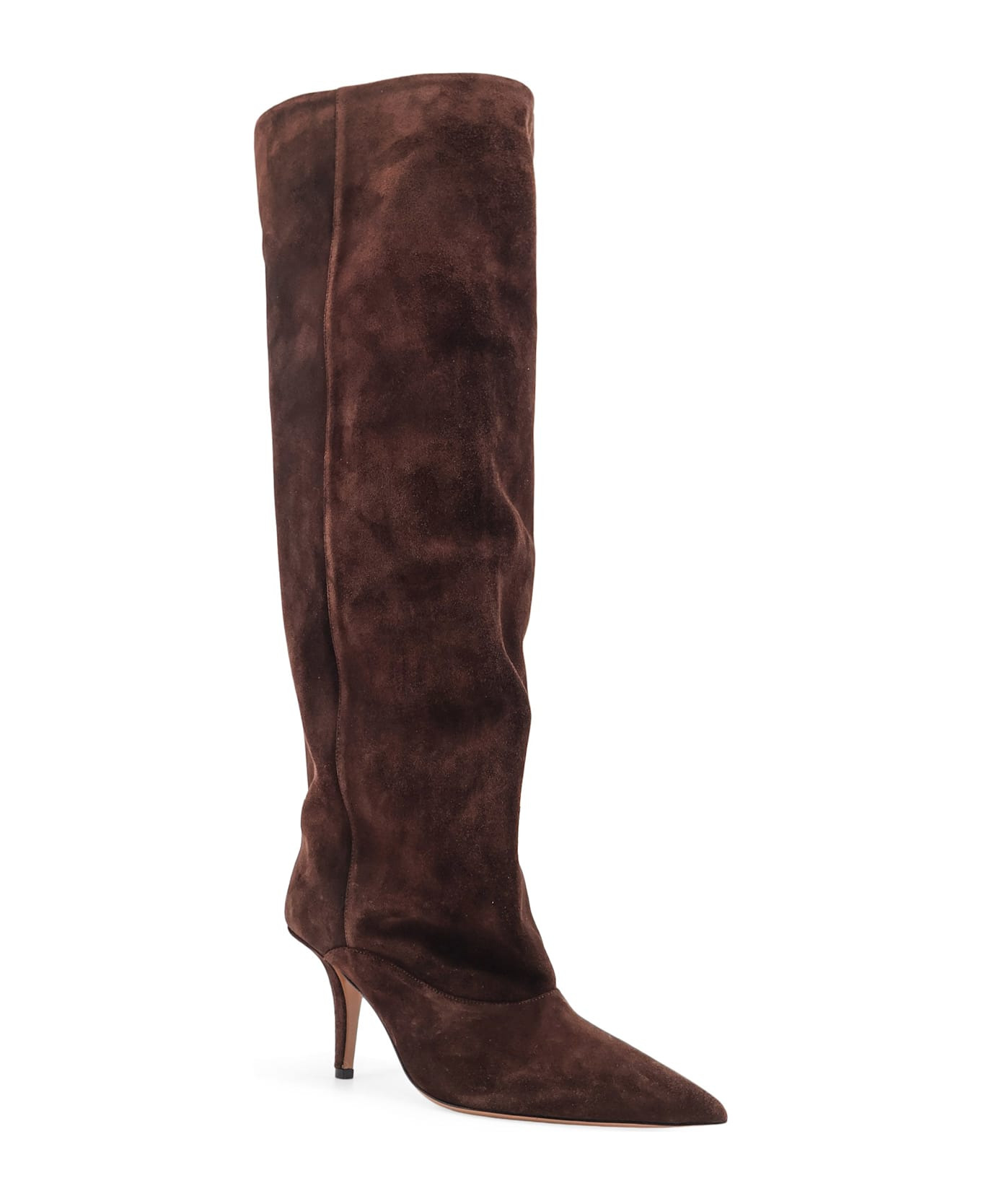 Ines Reverse Suede Boots - 2