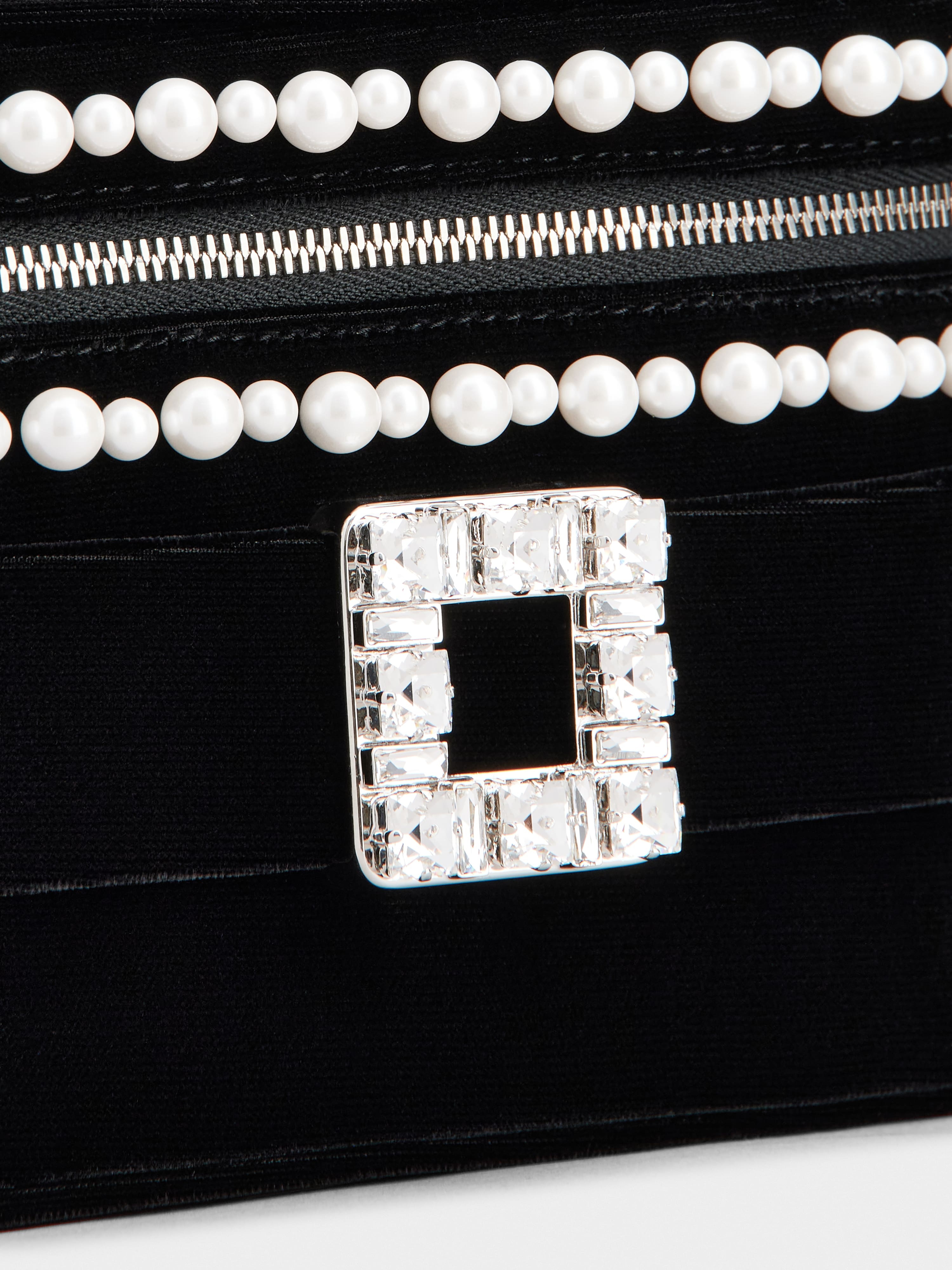 Vanity Très Vivier Micro Bag in velvet - 7