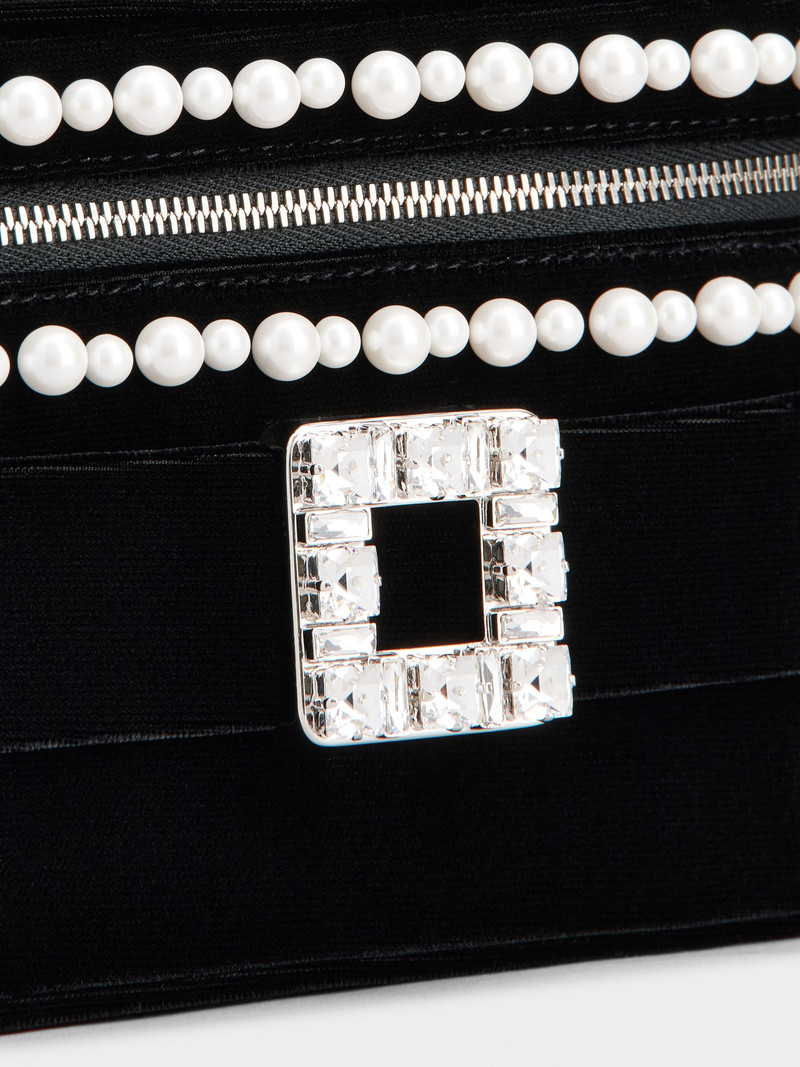 Vanity Très Vivier Micro Bag in velvet 7