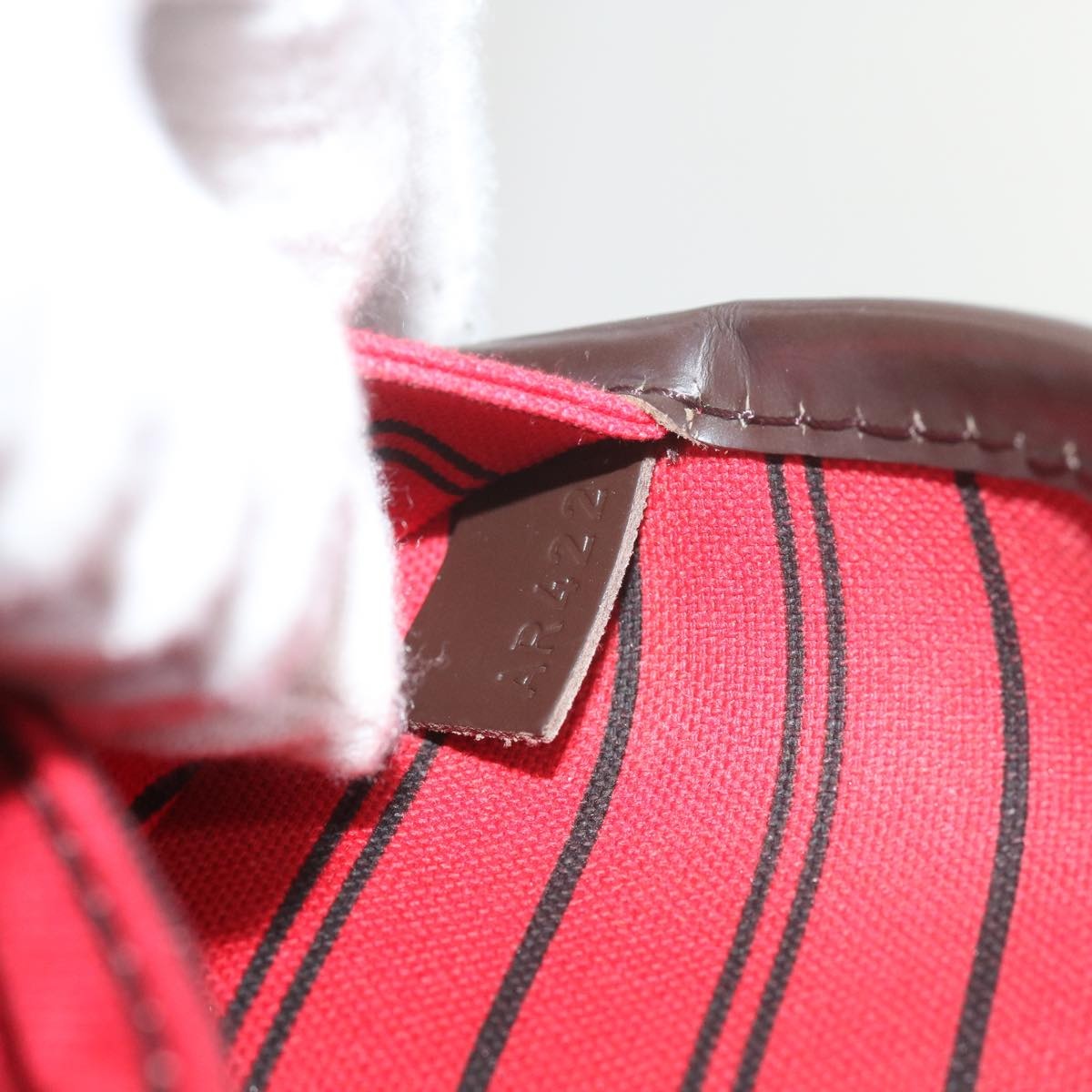 LOUIS VUITTON Damier Ebene Neverfull MM Tote Bag N51105 - 12
