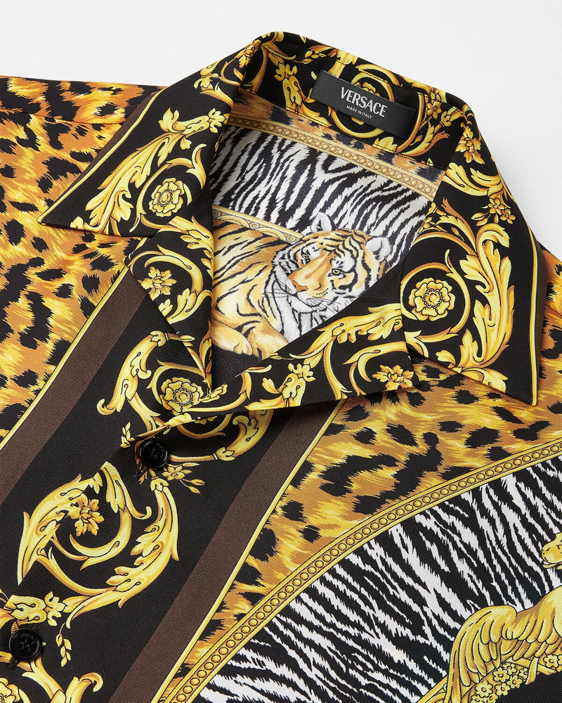 VERSACE Wild Cats Silk Shirt outlook