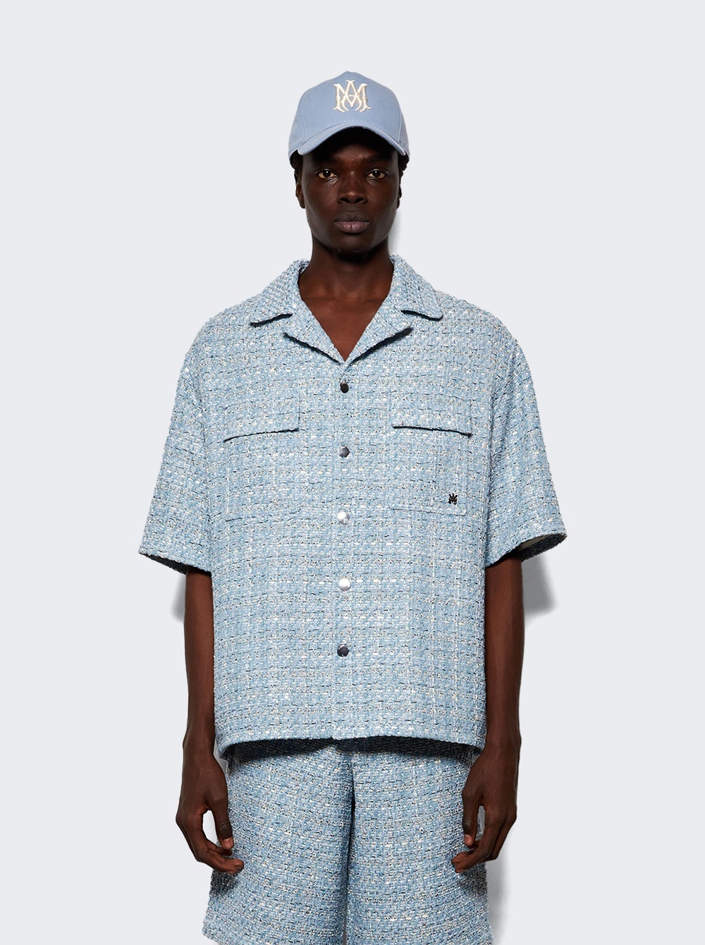 Boucle Camp Shirt Ashley Blue - 2