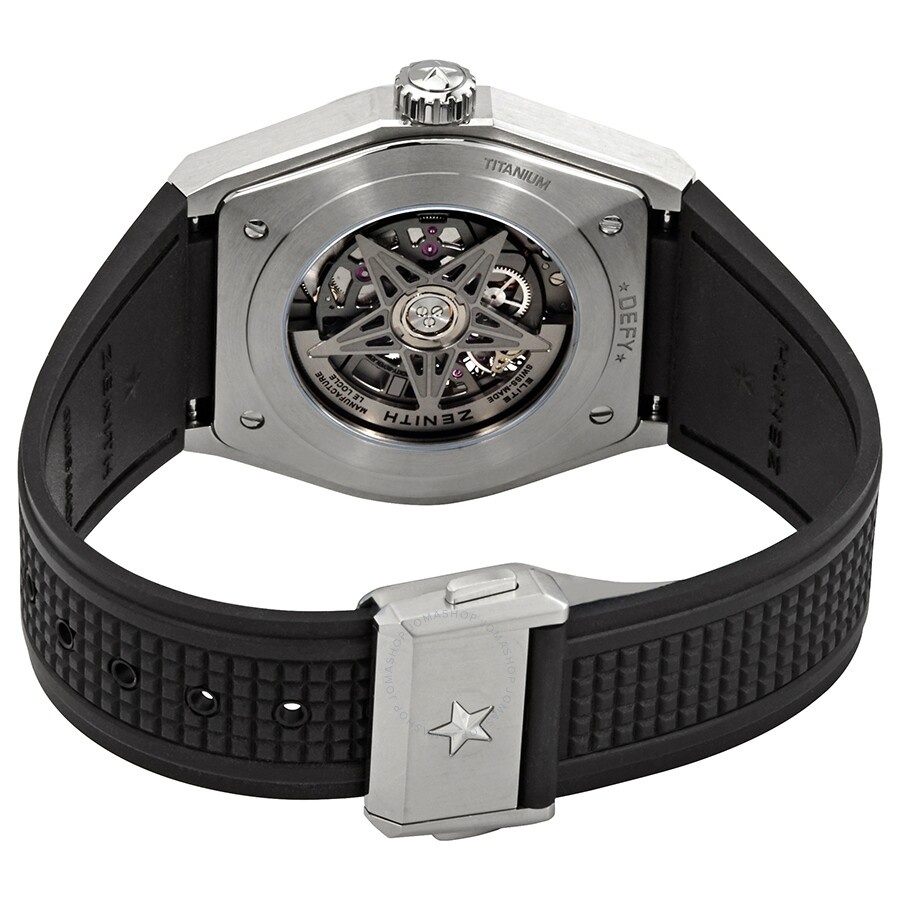 Zenith Defy Classic Automatic Skeletal Dial Titanium Men's Watch 95.9000.670/78.R782 - 3