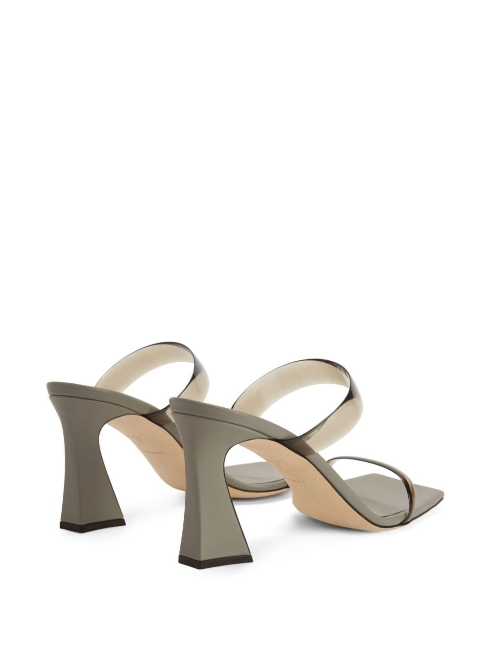 Flaminia Plexi 85mm open-toe mules - 3