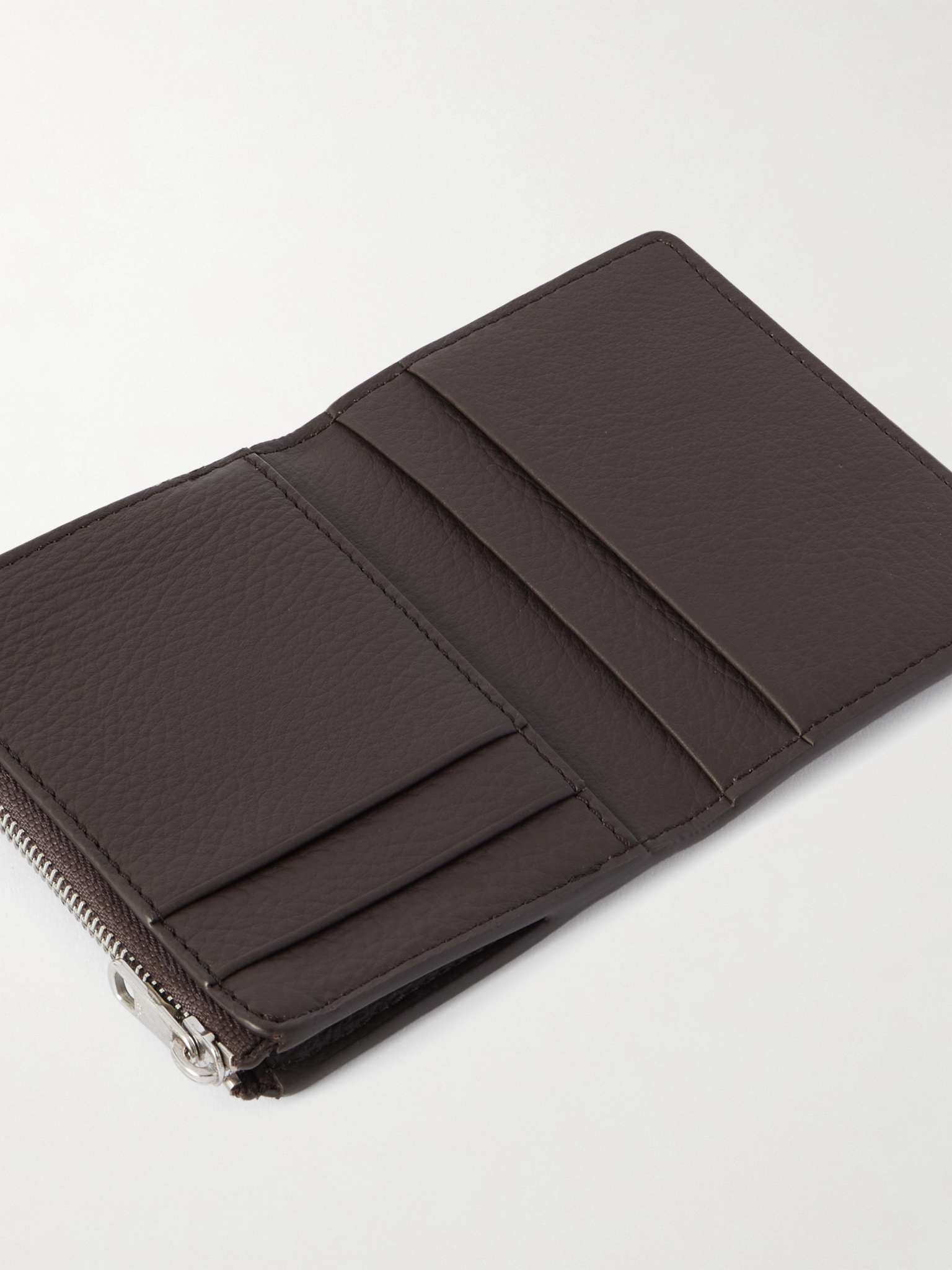 Stefan Full-Grain Leather Zipped Cardholder - 4
