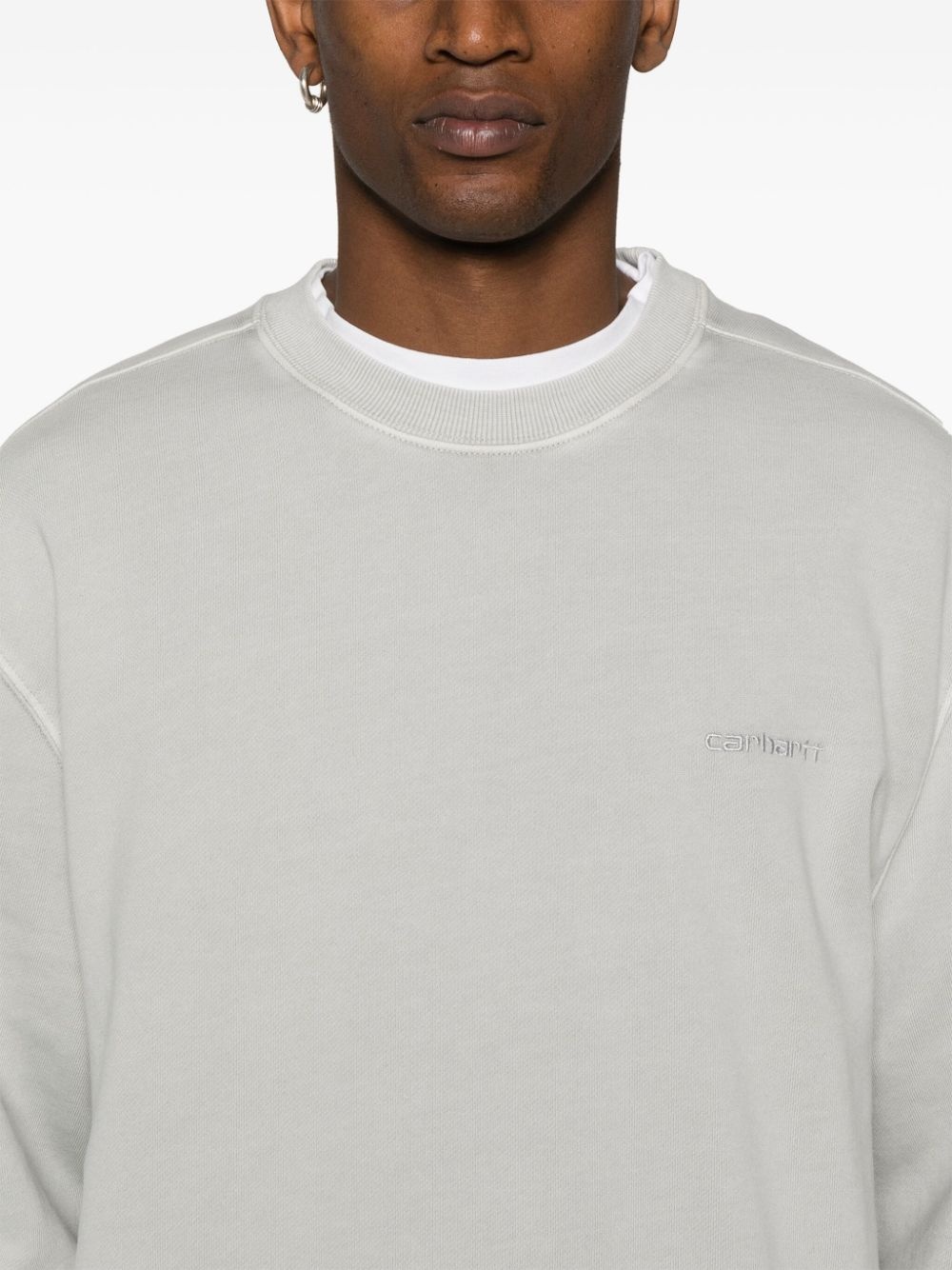 Duster Script logo-embroidered sweatshirt - 5