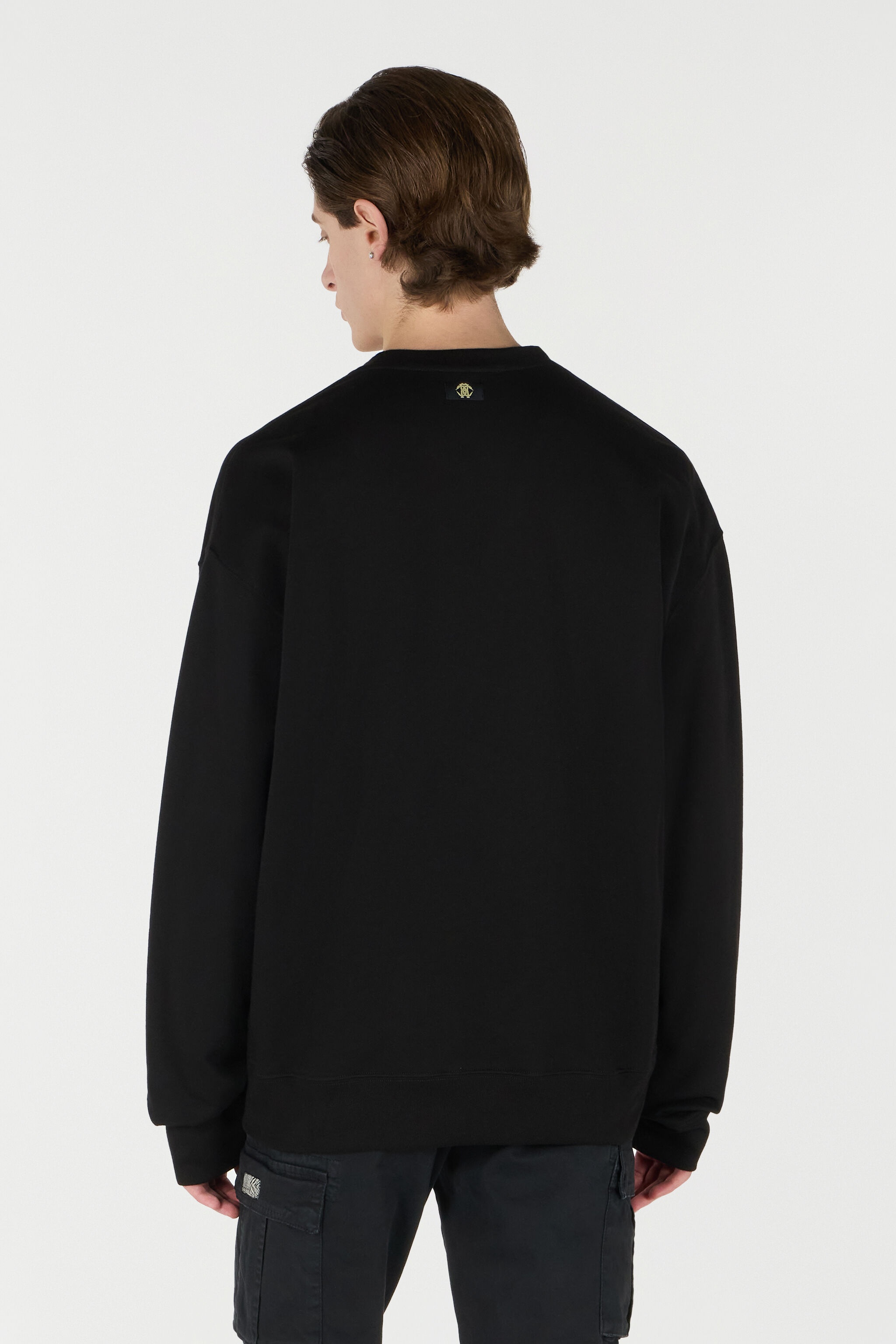 Sweatshirt With Mirror Snake Monogram Embroidery - 4