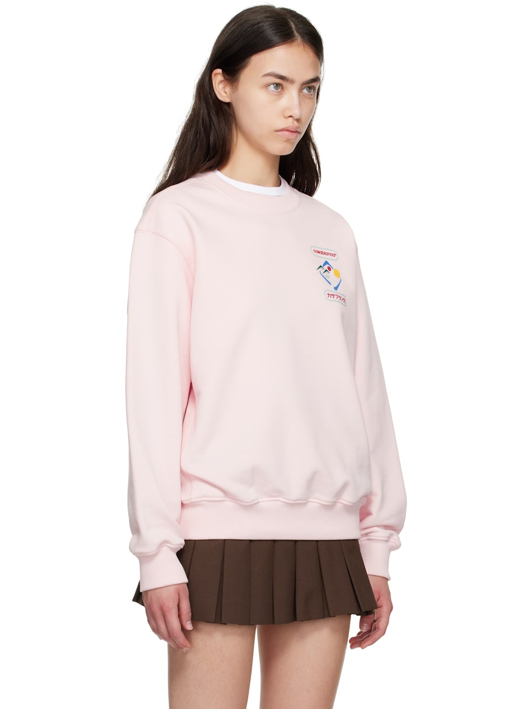 Pink 'Casablanca' Montagne Sportif Sweatshirt - 2