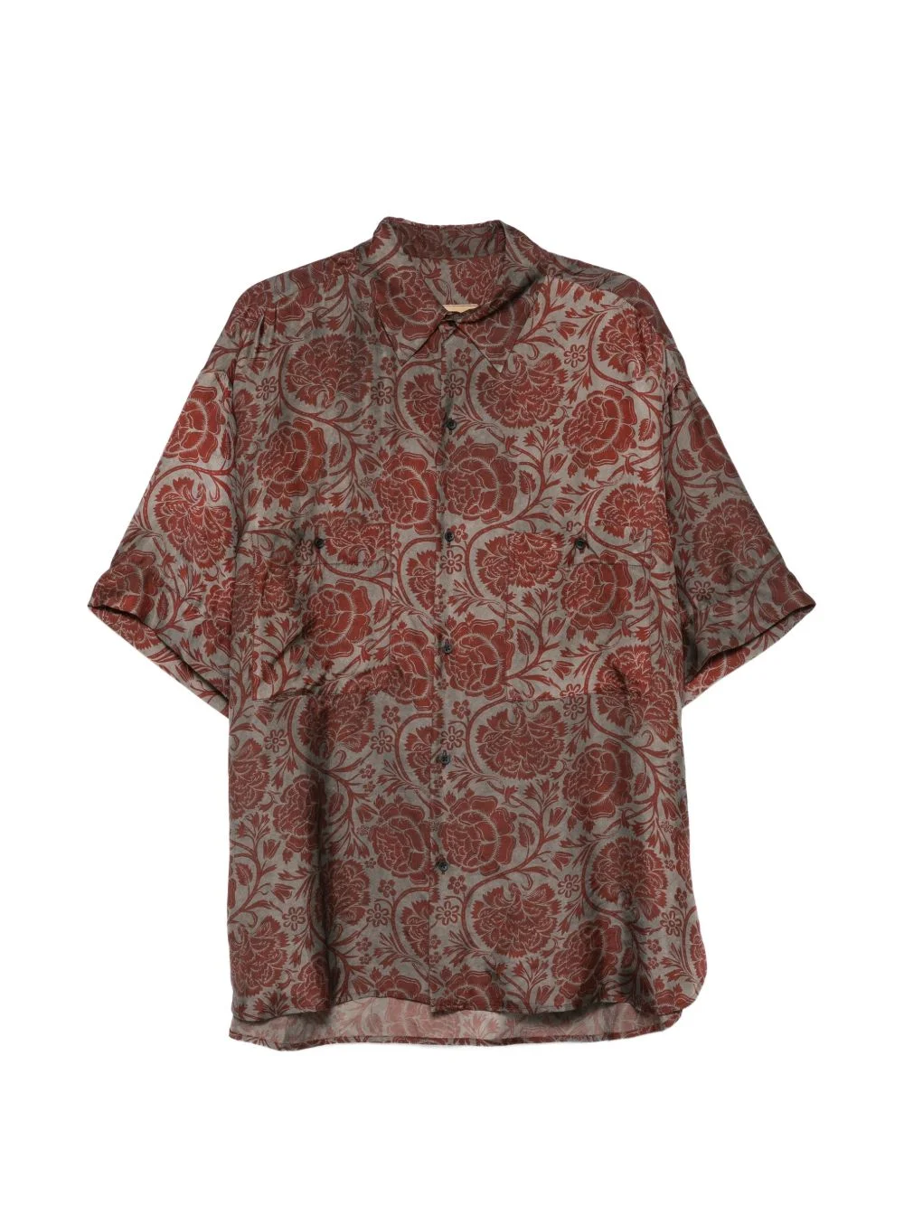 Teorya floral-print shirt - 1