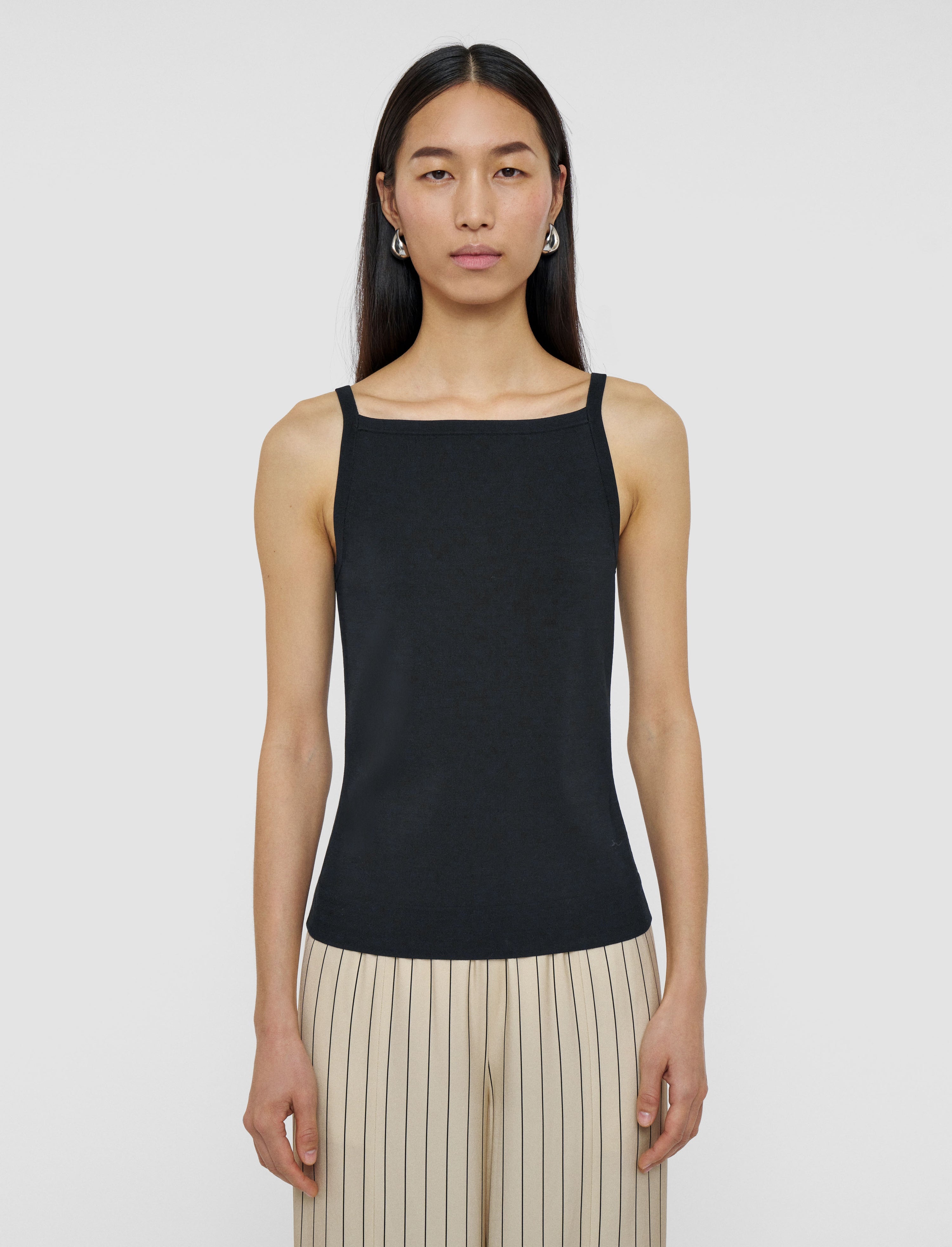 Viscose Knit Stretch Vest Top - 3