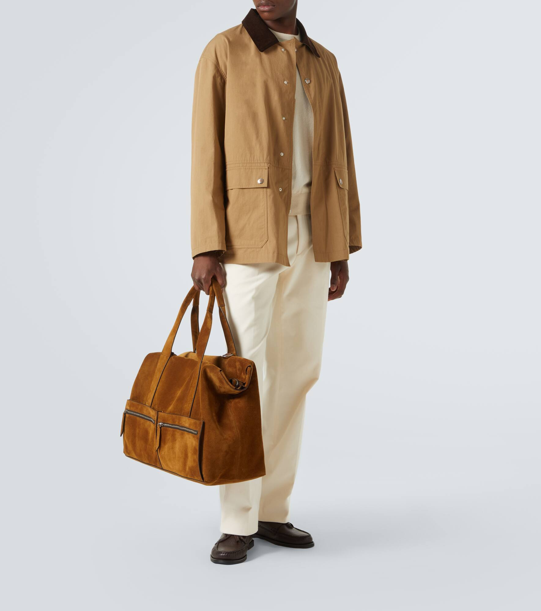 Racer 53 suede tote bag - 7