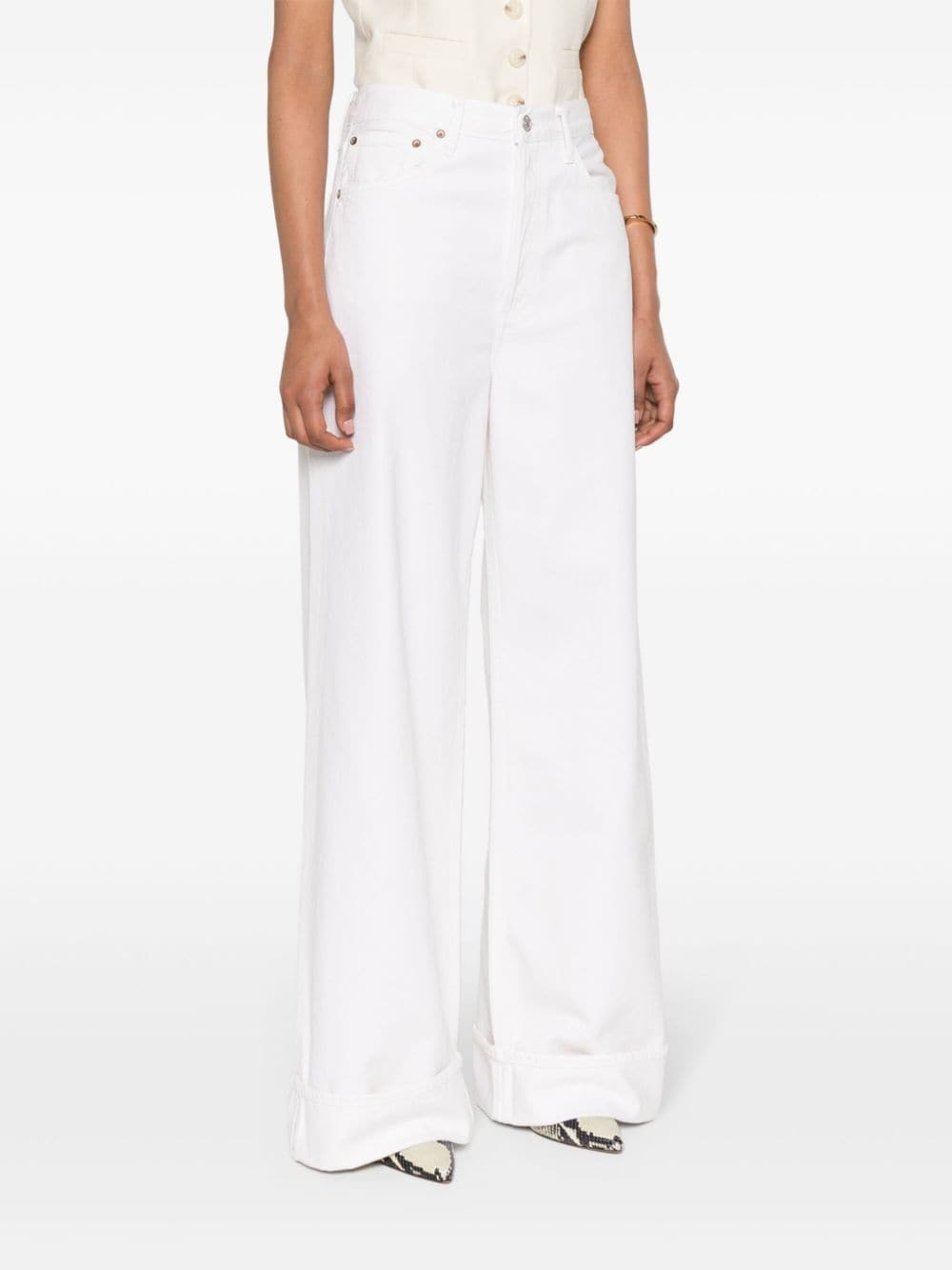 Fortune Cookie high-rise wide leg jeans - 3