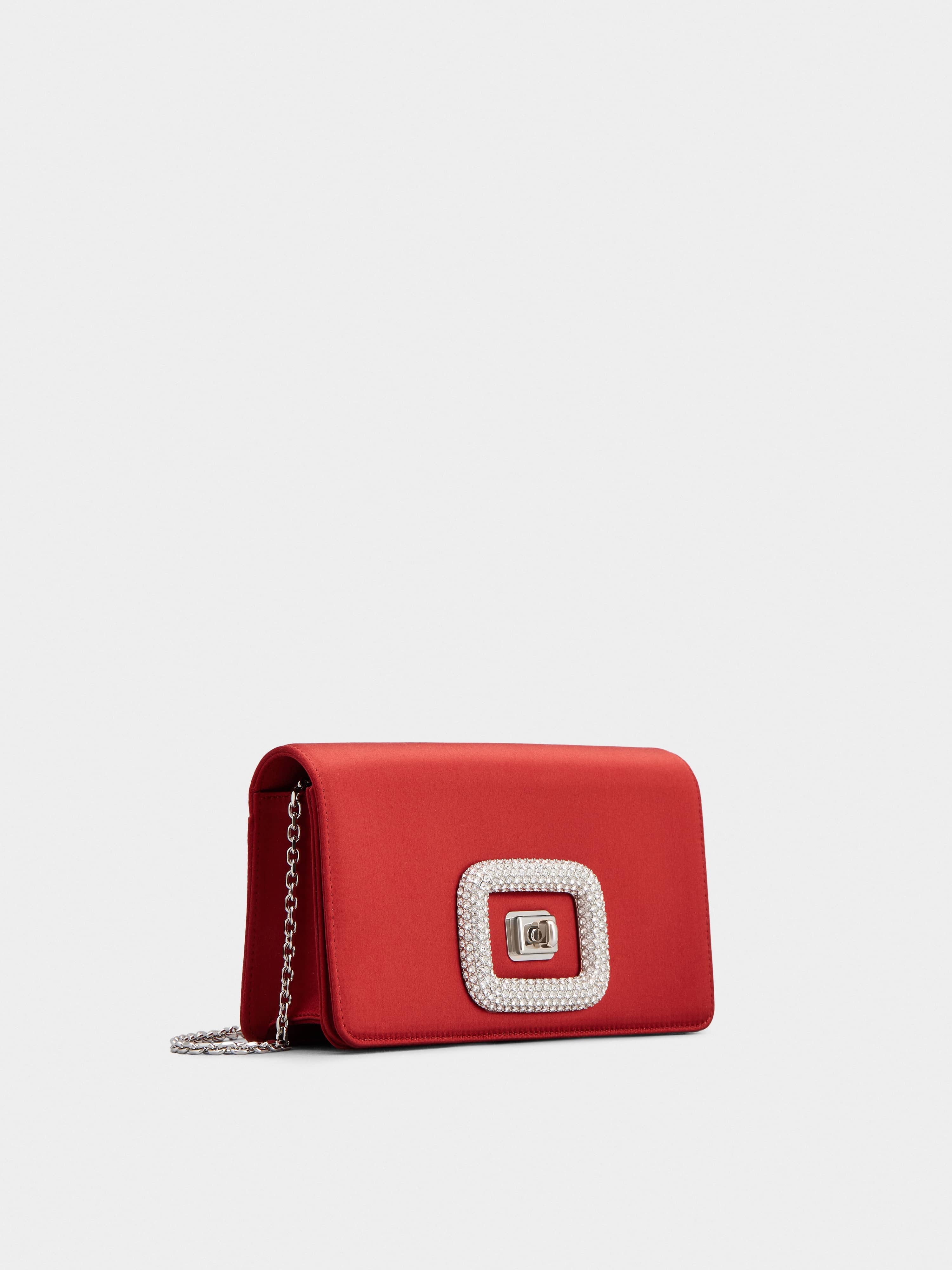 Viv' Choc Jewel Mini Bag in Satin - 2