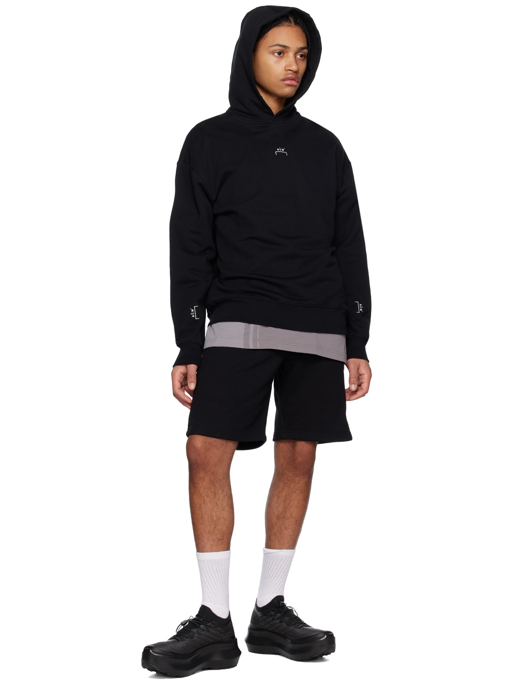 Black Bonded Shorts - 4