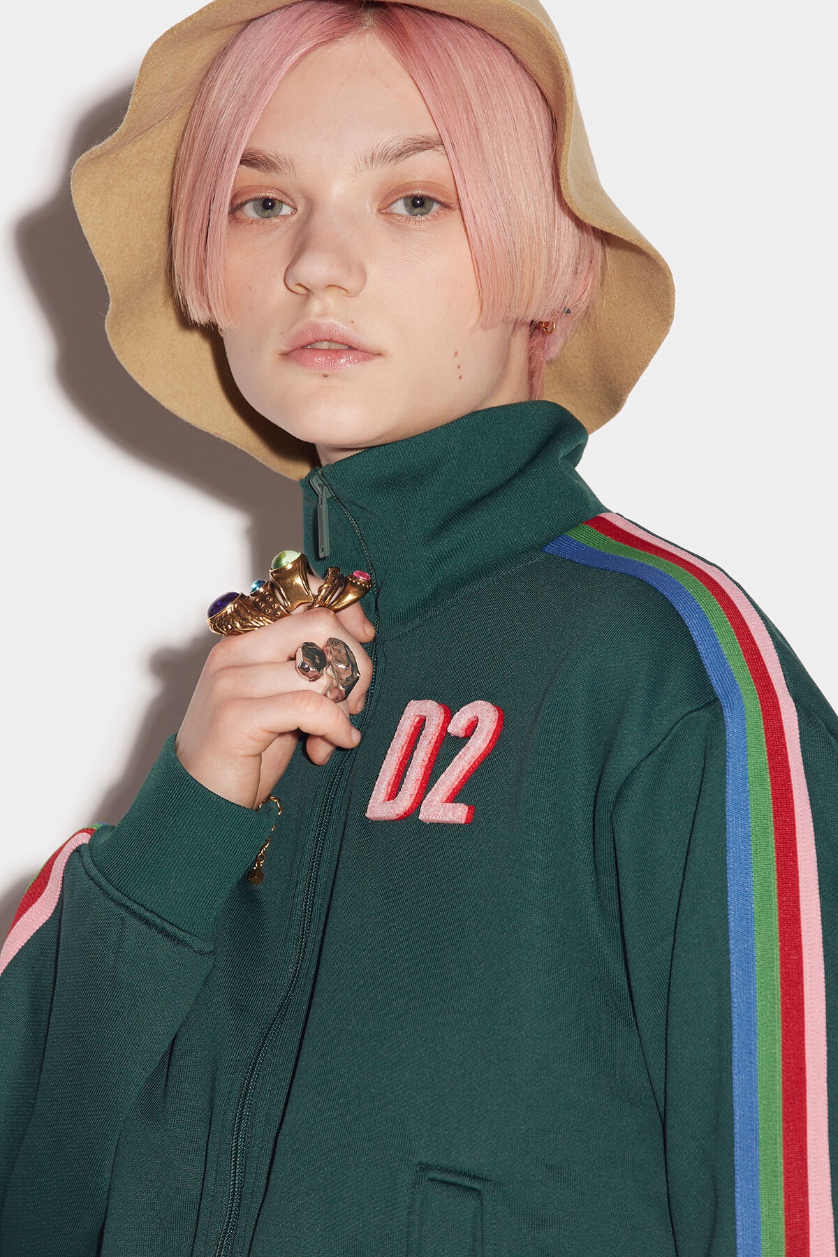 CAMPING CREW SIDE BAND ZIP JACKET - 4