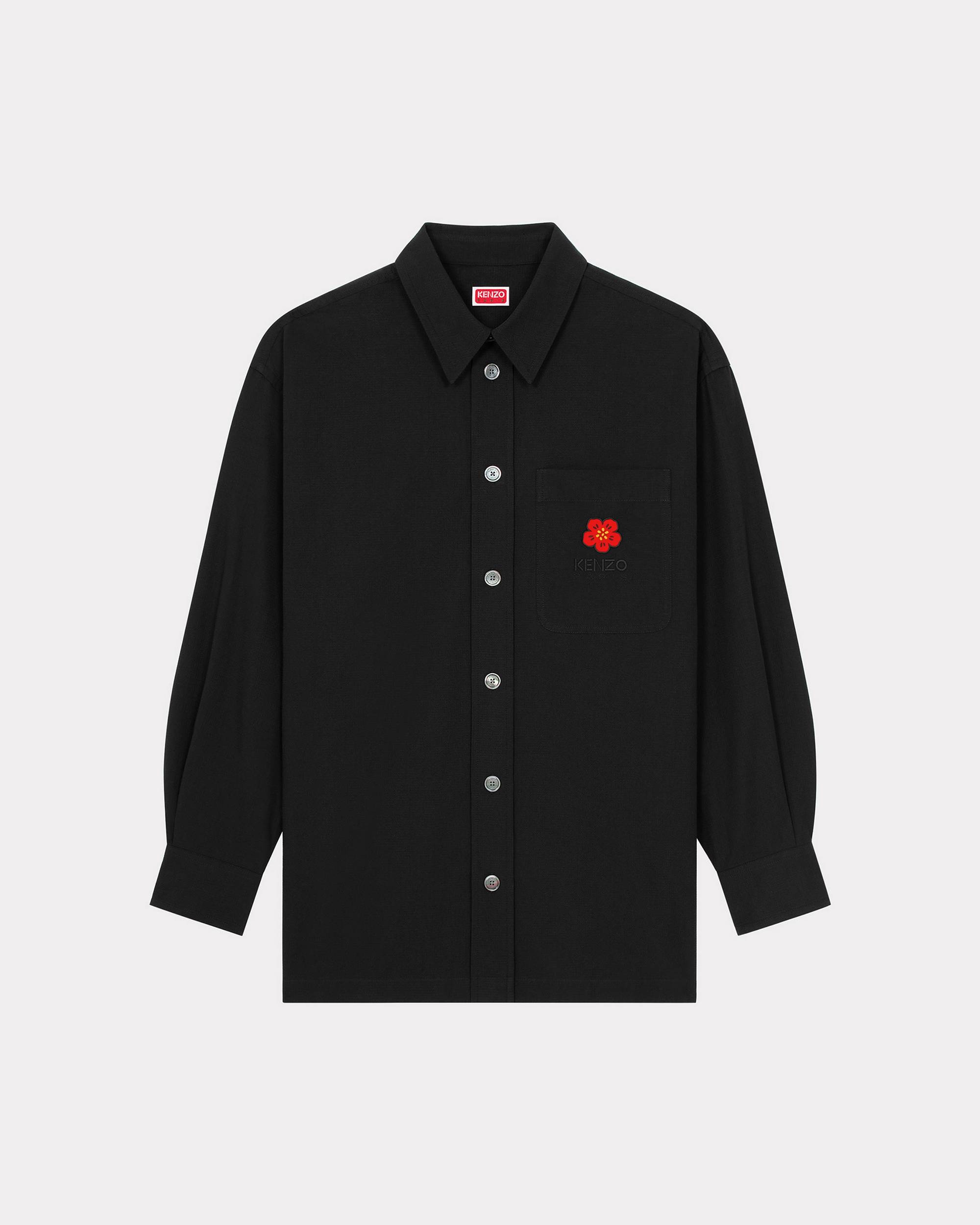 'BOKE FLOWER' Crest oversized shirt. - 1