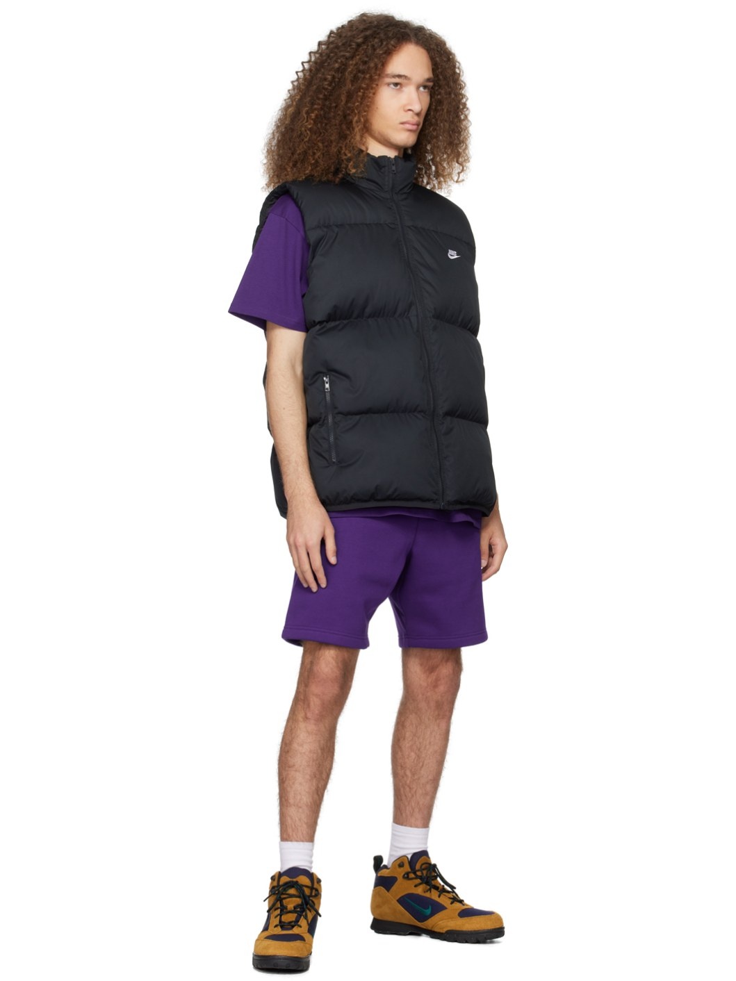 Nike: Black Sportswear Club Puffer Vest