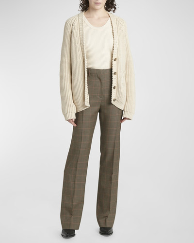 Golden Goose Journey Relaxed Wool Check Pants outlook