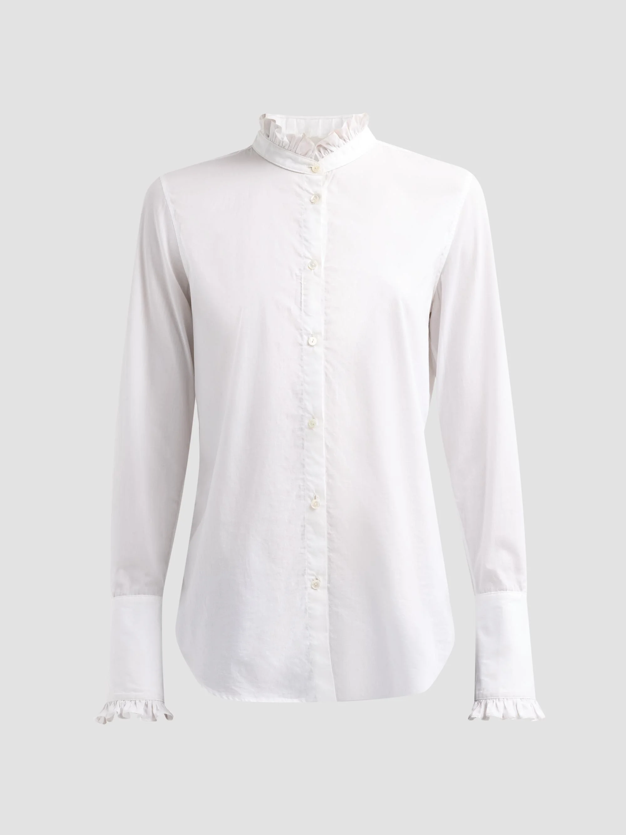 Women's Elio Cotton Shirt - White - 1