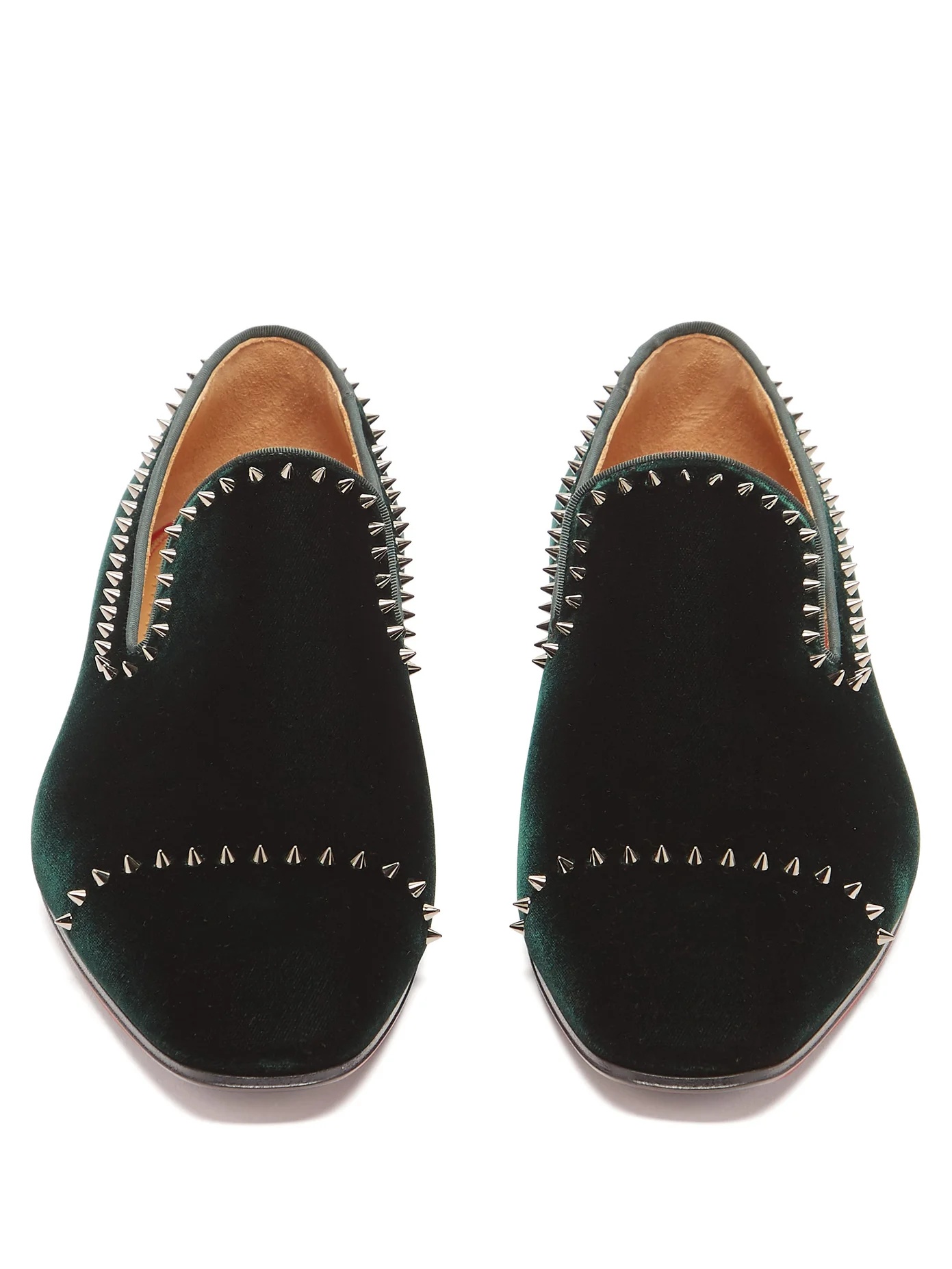 Dandeton studded velvet loafers - 5