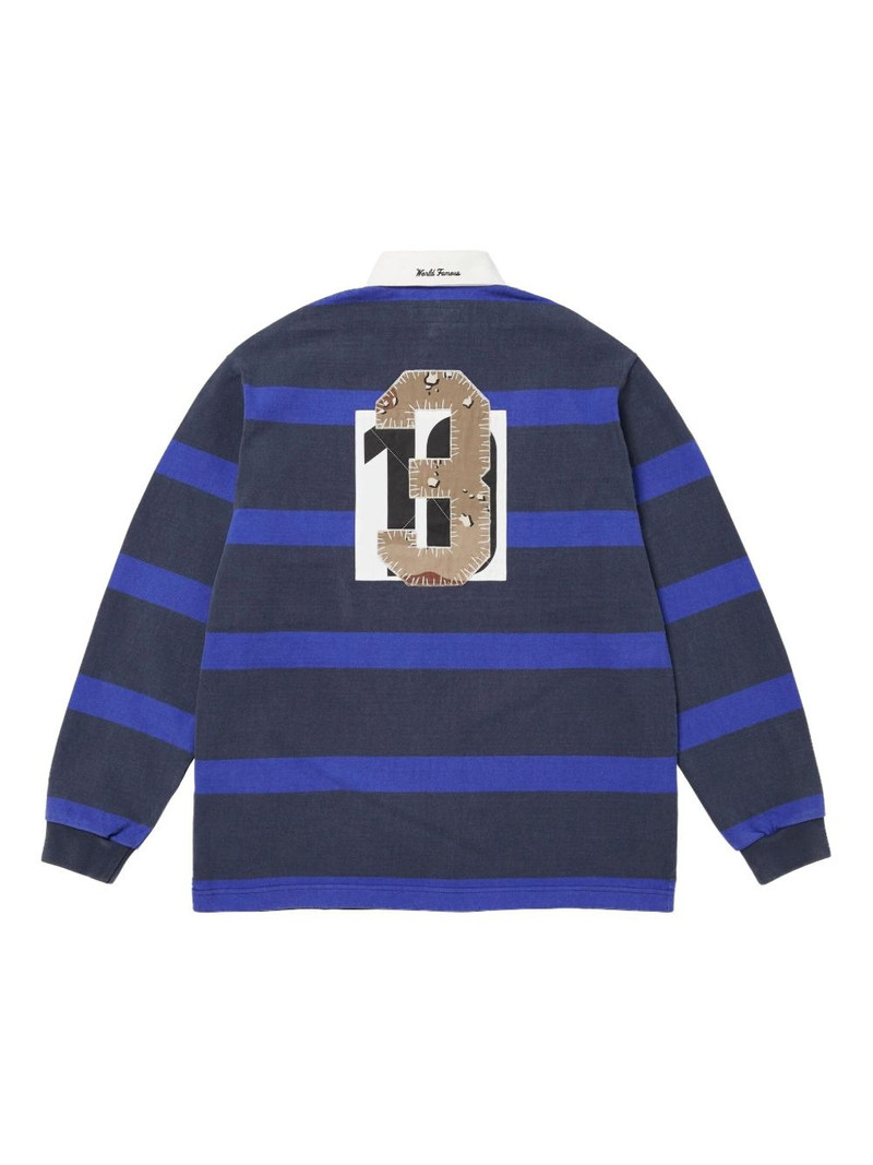 Supreme striped polo shirt outlook