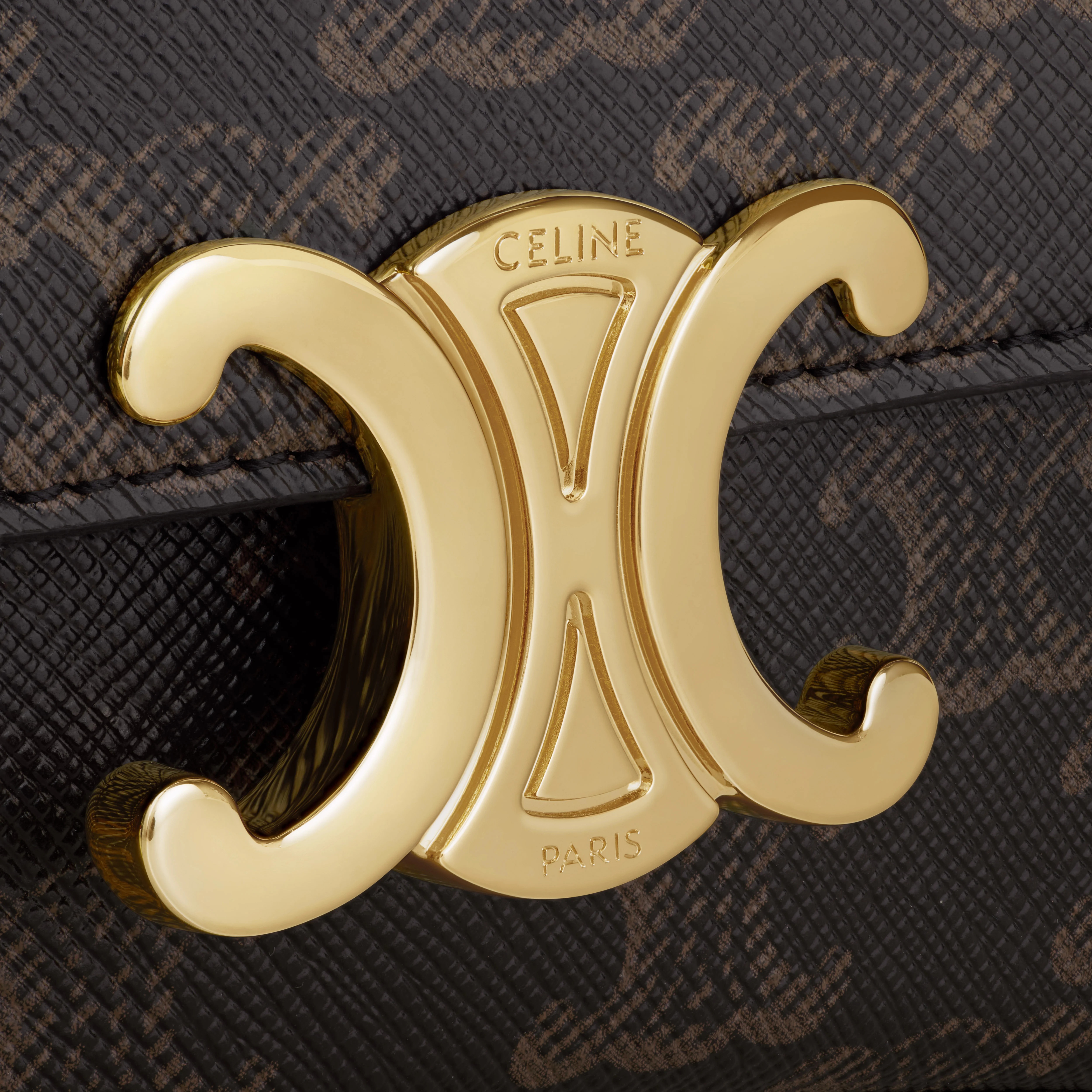 TEEN CELINE LOLA in Triomphe Canvas and Calfskin - 5