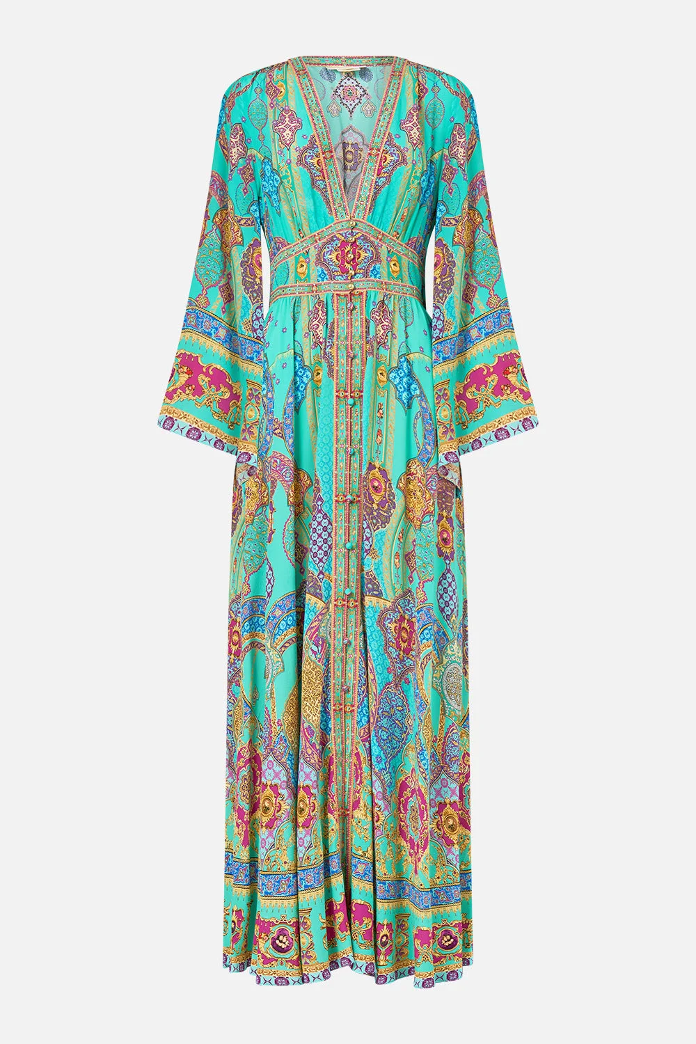 KIMONO SLEEVE DRESS WITH SHIRRING DETAIL THE CONCUBINES CORRIDOR - 1