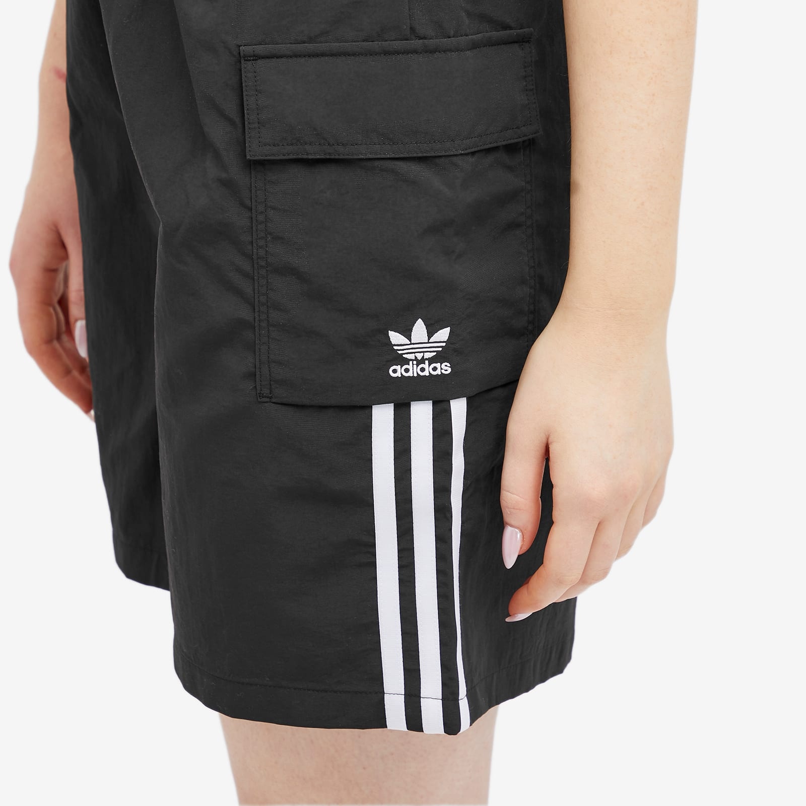 Adidas 3 Stripe Cargo Shorts - 5