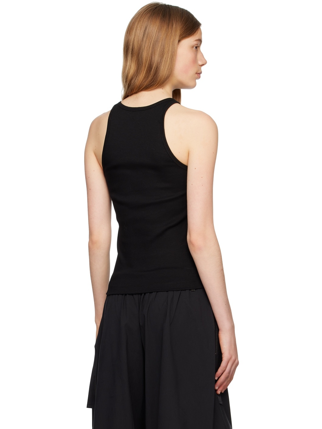 Black Hook-Eye Tank Top - 3