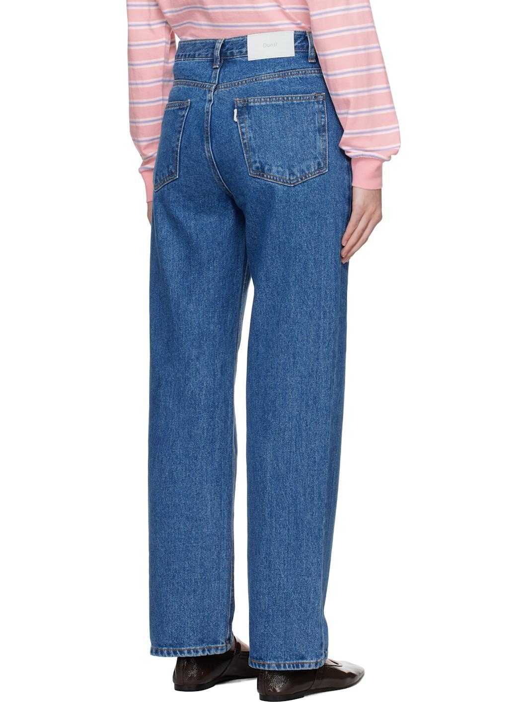 Blue Loose Fit Jeans - 3